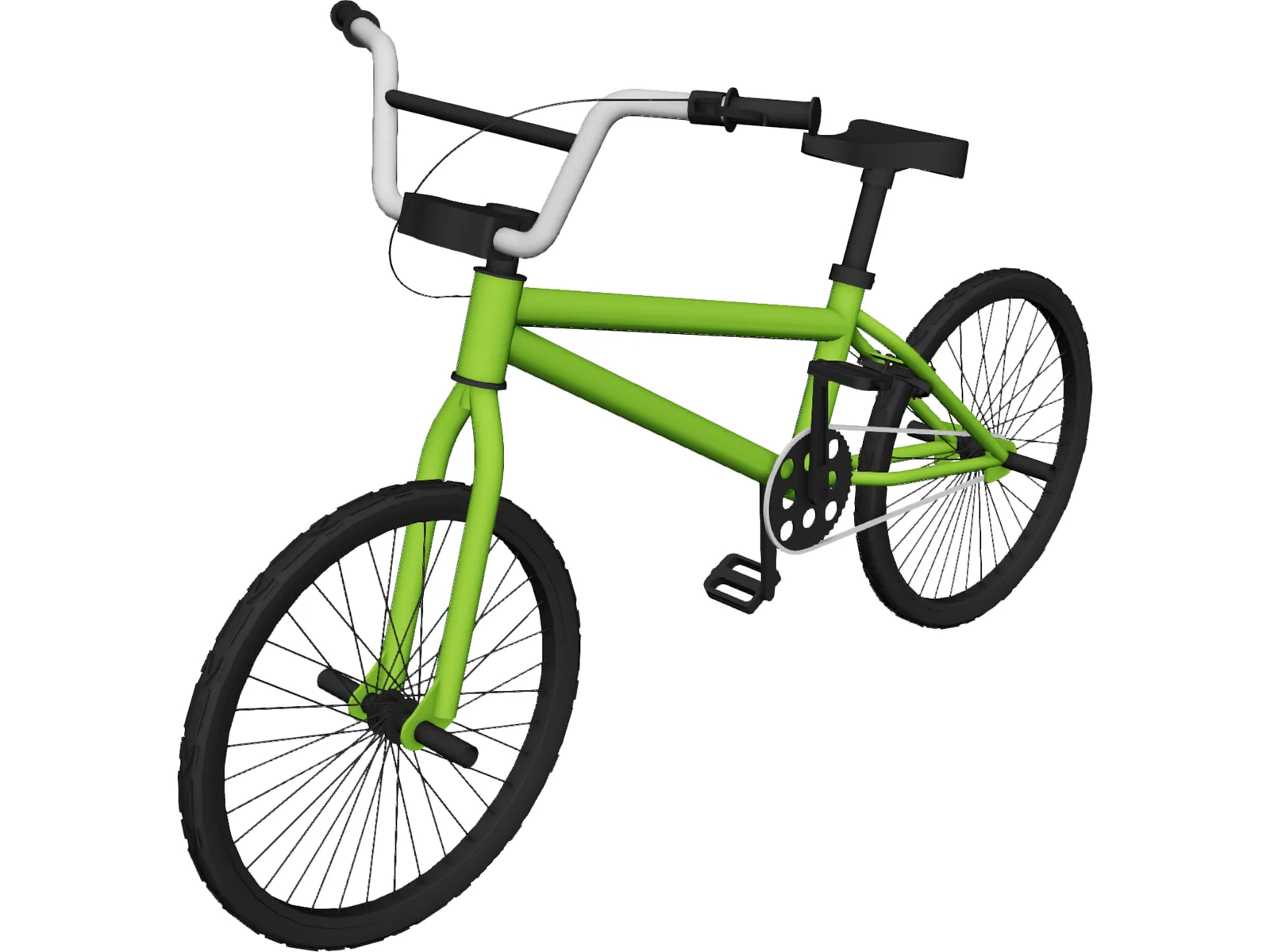 BMX Bike 3D Model main preview