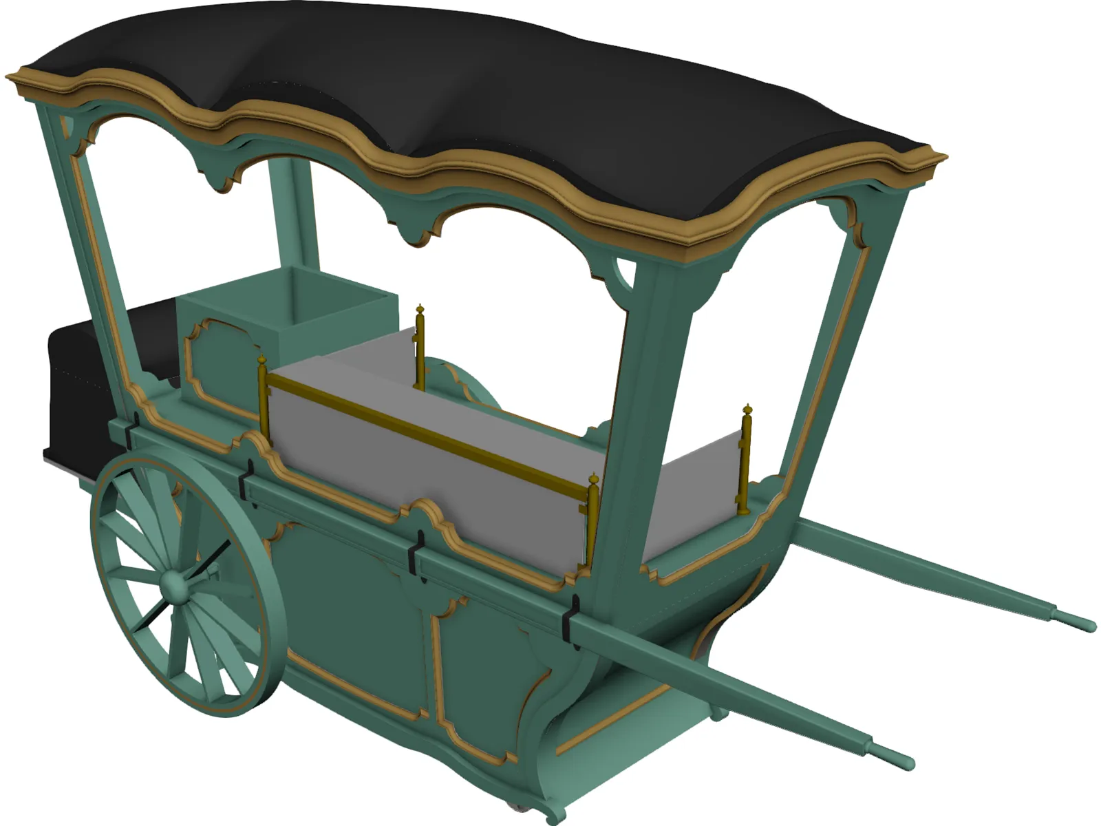 Chariot 3D Model main preview