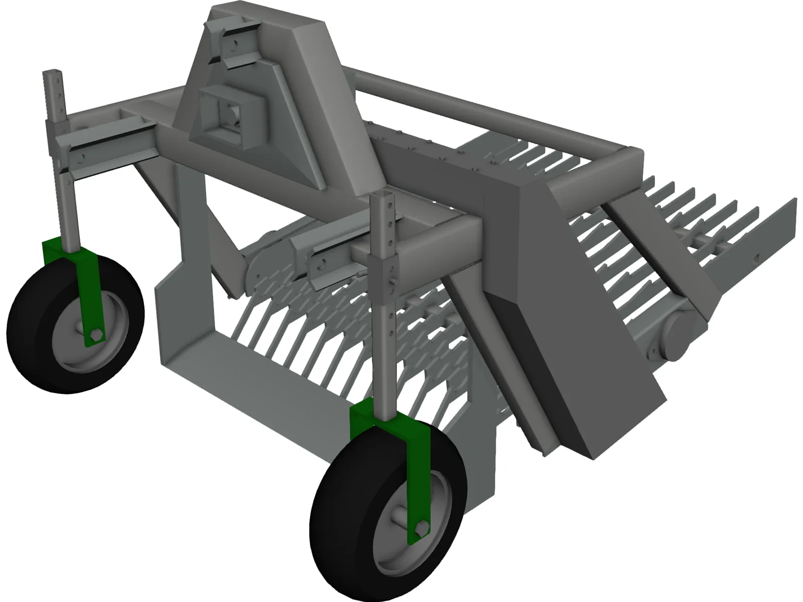Seedlings Digger 3D Model main preview