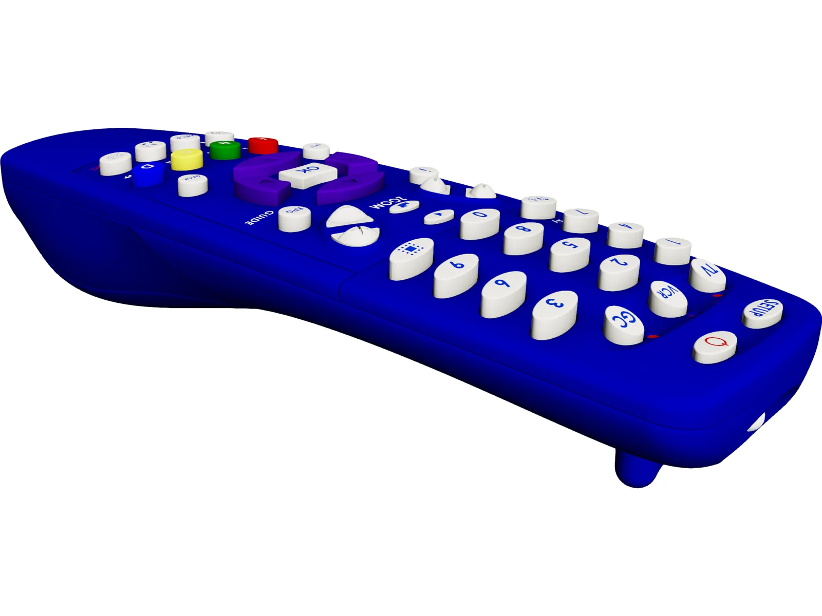 Remote Control 3D Model main preview