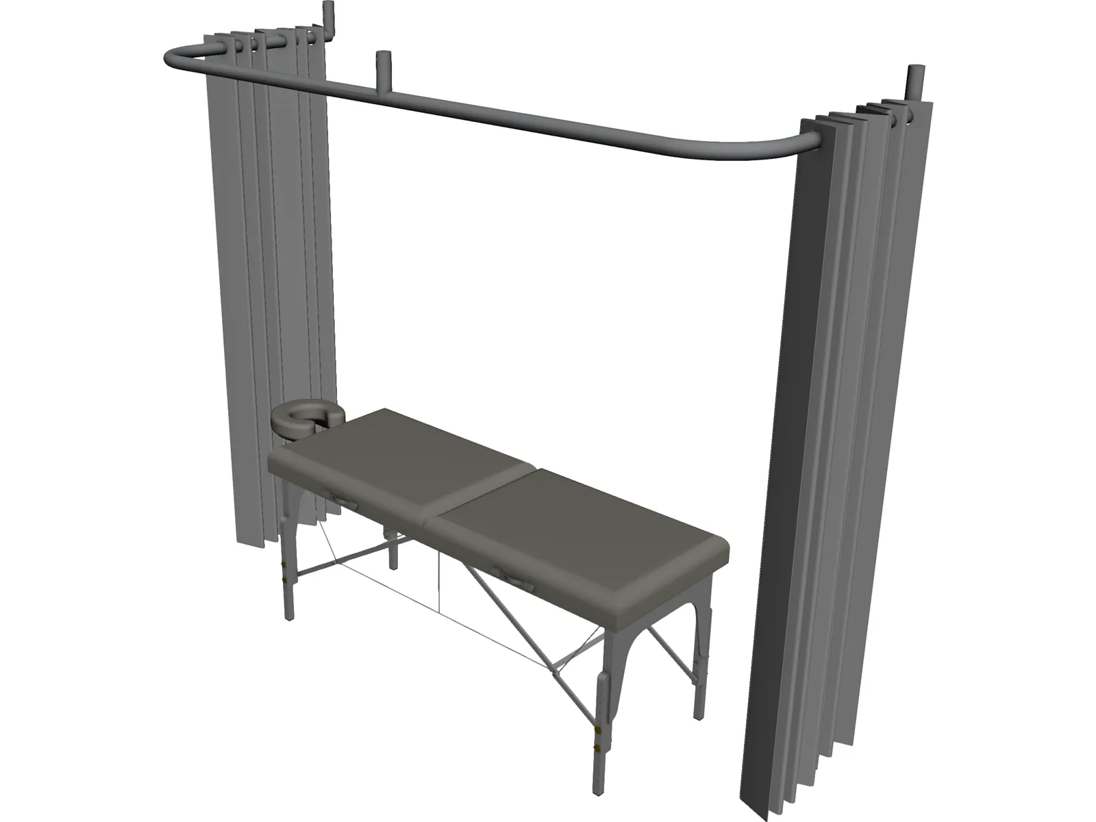 Massage Table 3D Model main preview
