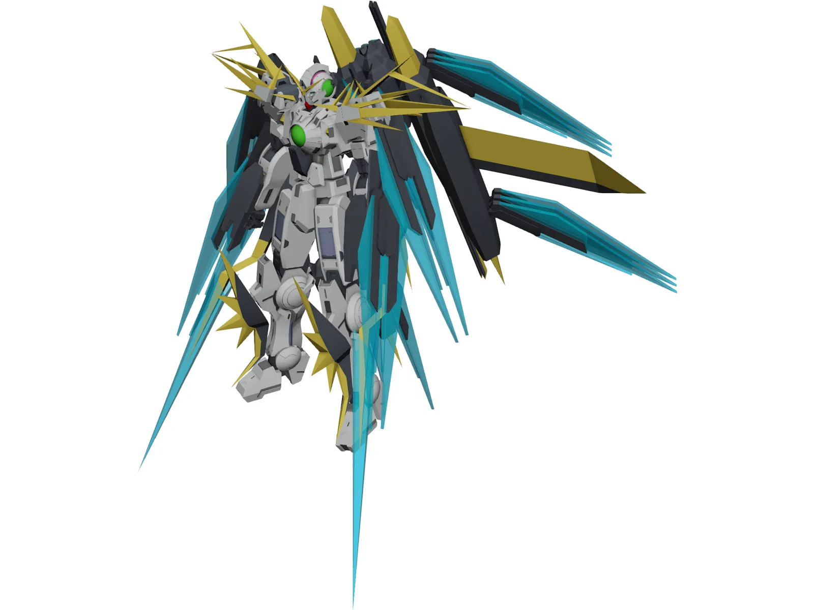 Gundam Nadleeh 3D Model main preview