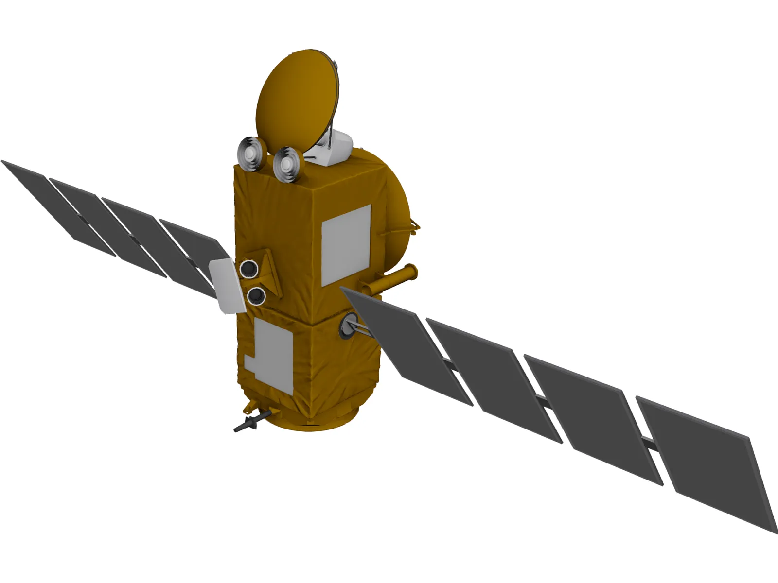 Jason-1 Satellite 3D Model main preview