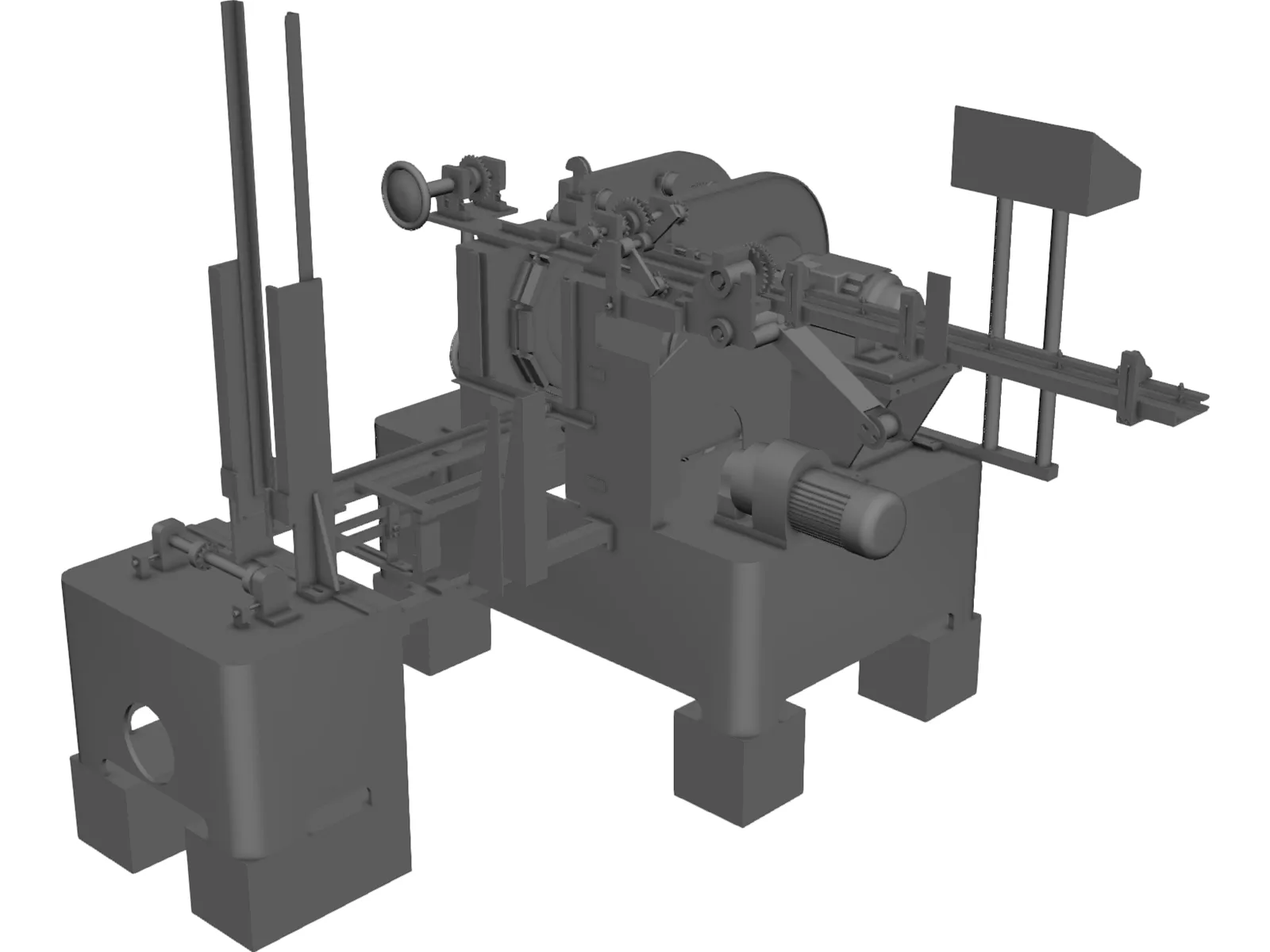 Sandwich End Cutting Tool 3D Model main preview