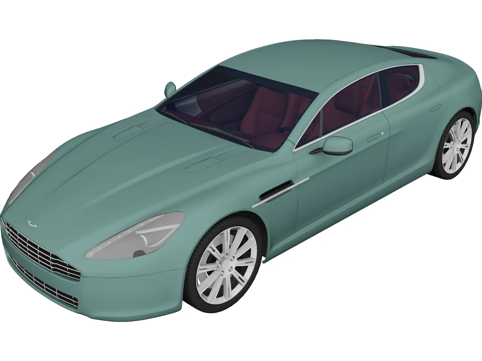 Aston Martin Rapide (2011) 3D Model main preview