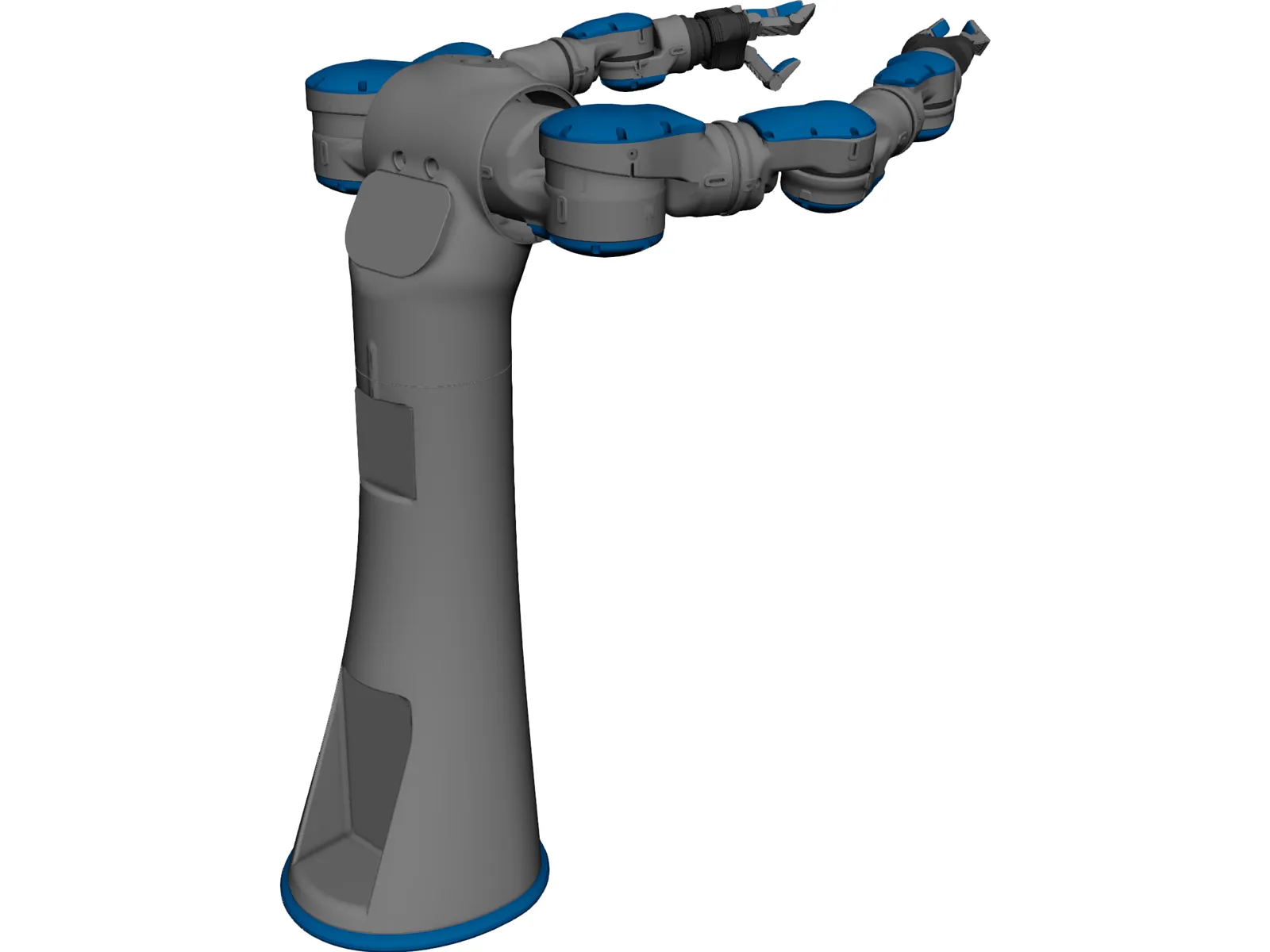 Two-Armed Industrial Robot 3D Model main preview