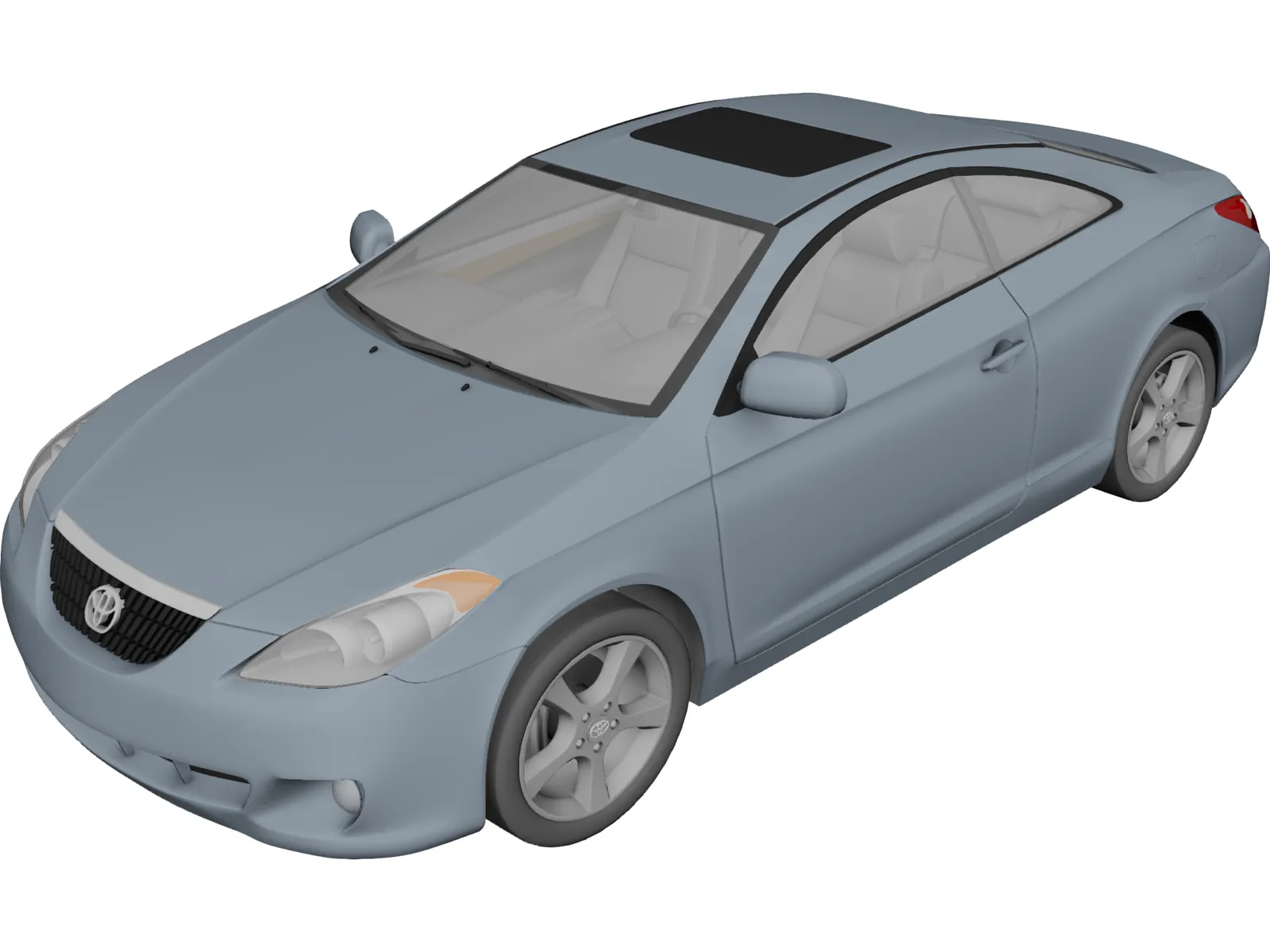 Toyota Camry Solara Coupe (2006) 3D Model main preview
