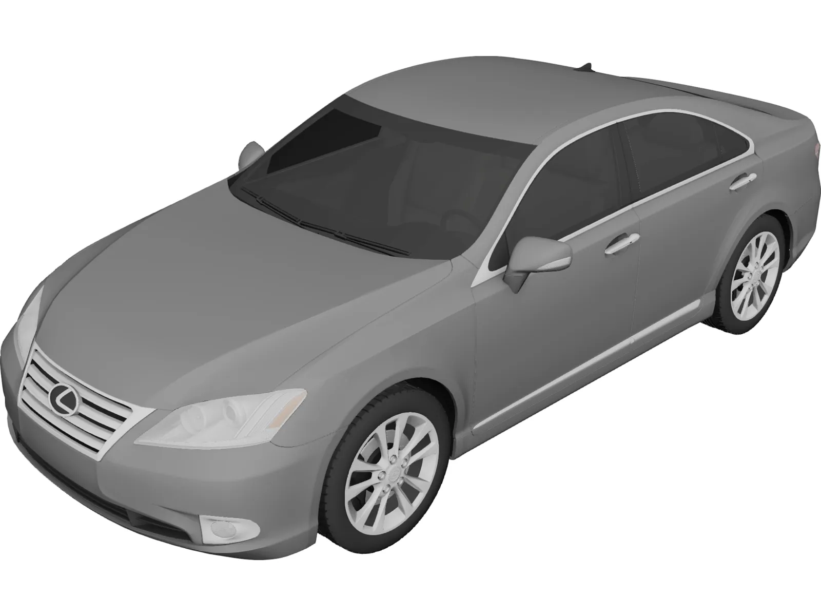 Lexus ES350 (2008) 3D Model main preview