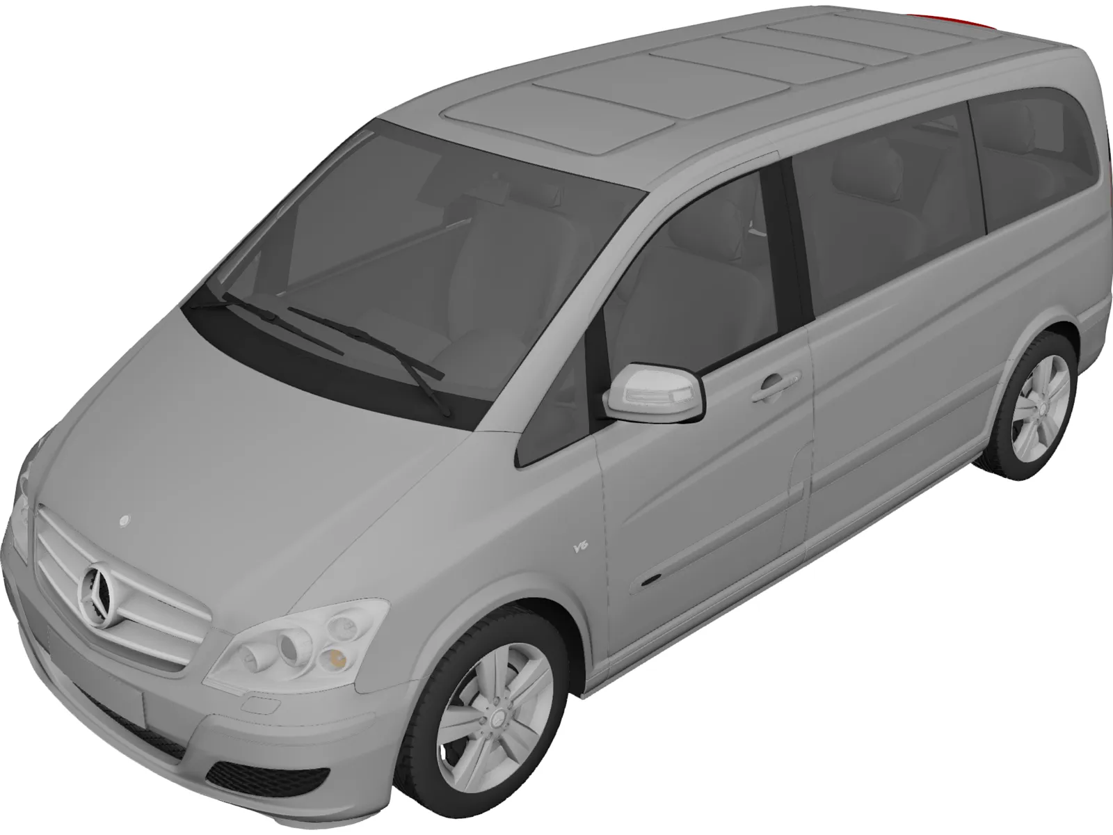 Mercedes-Benz Viano (2010) 3D Model main preview