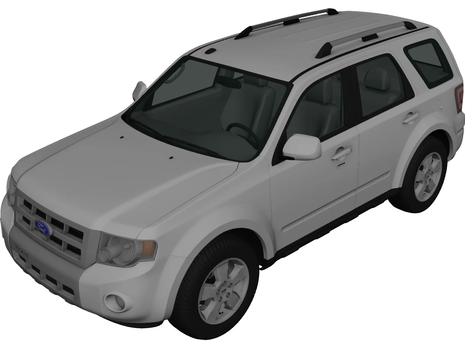 Ford Escape (2012) 3D Model main preview