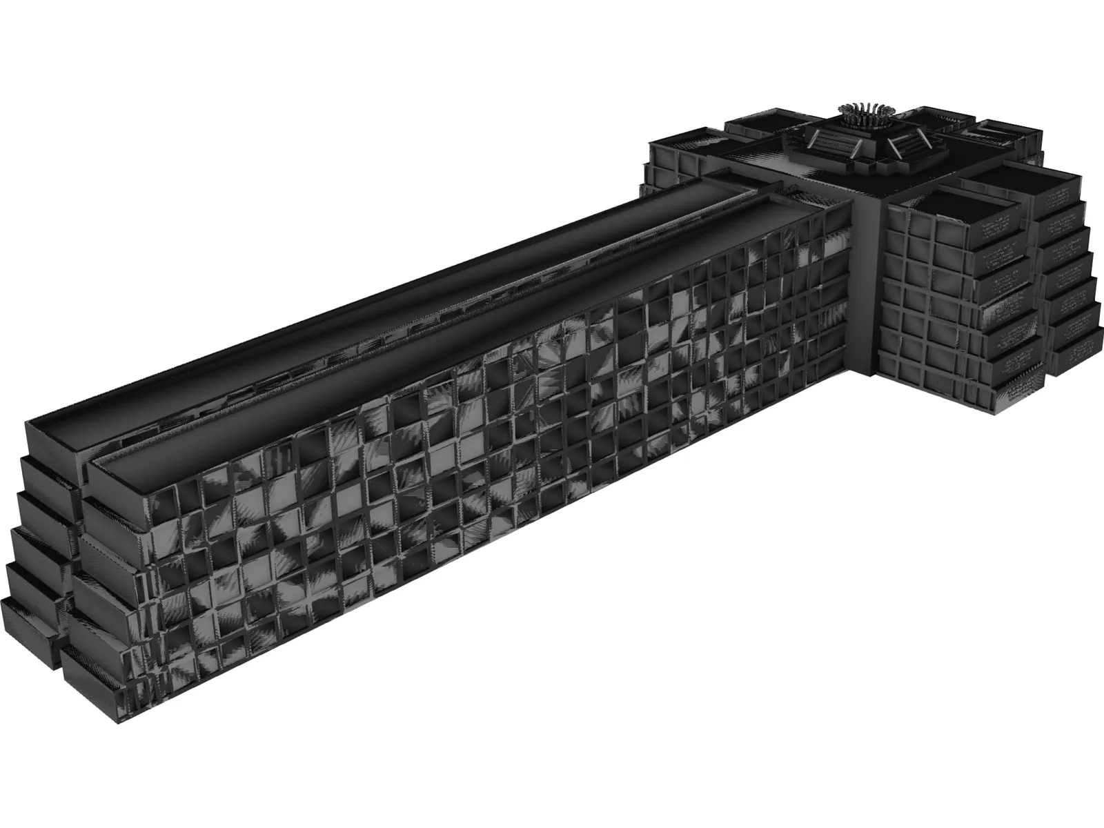Colombus Lighthouse Museum 3D Model main preview
