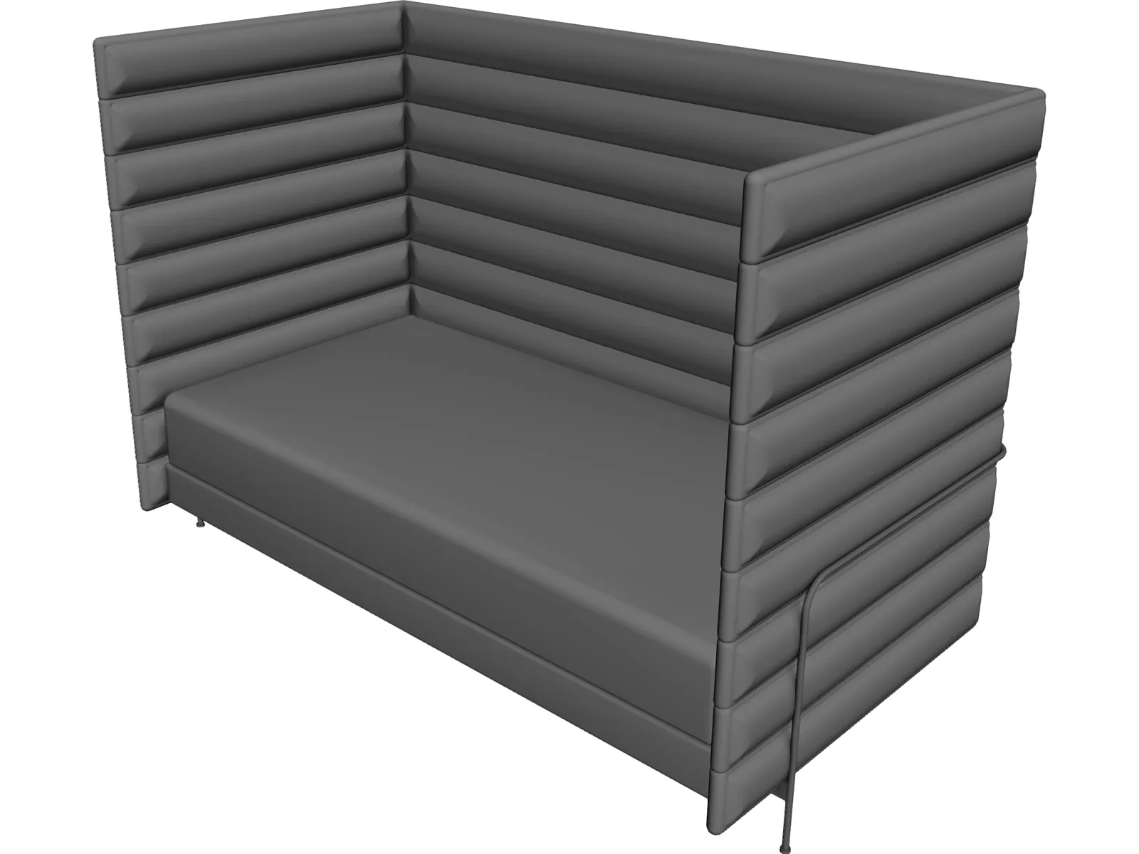 Sofa Alcove Bouroulec 3D Model main preview