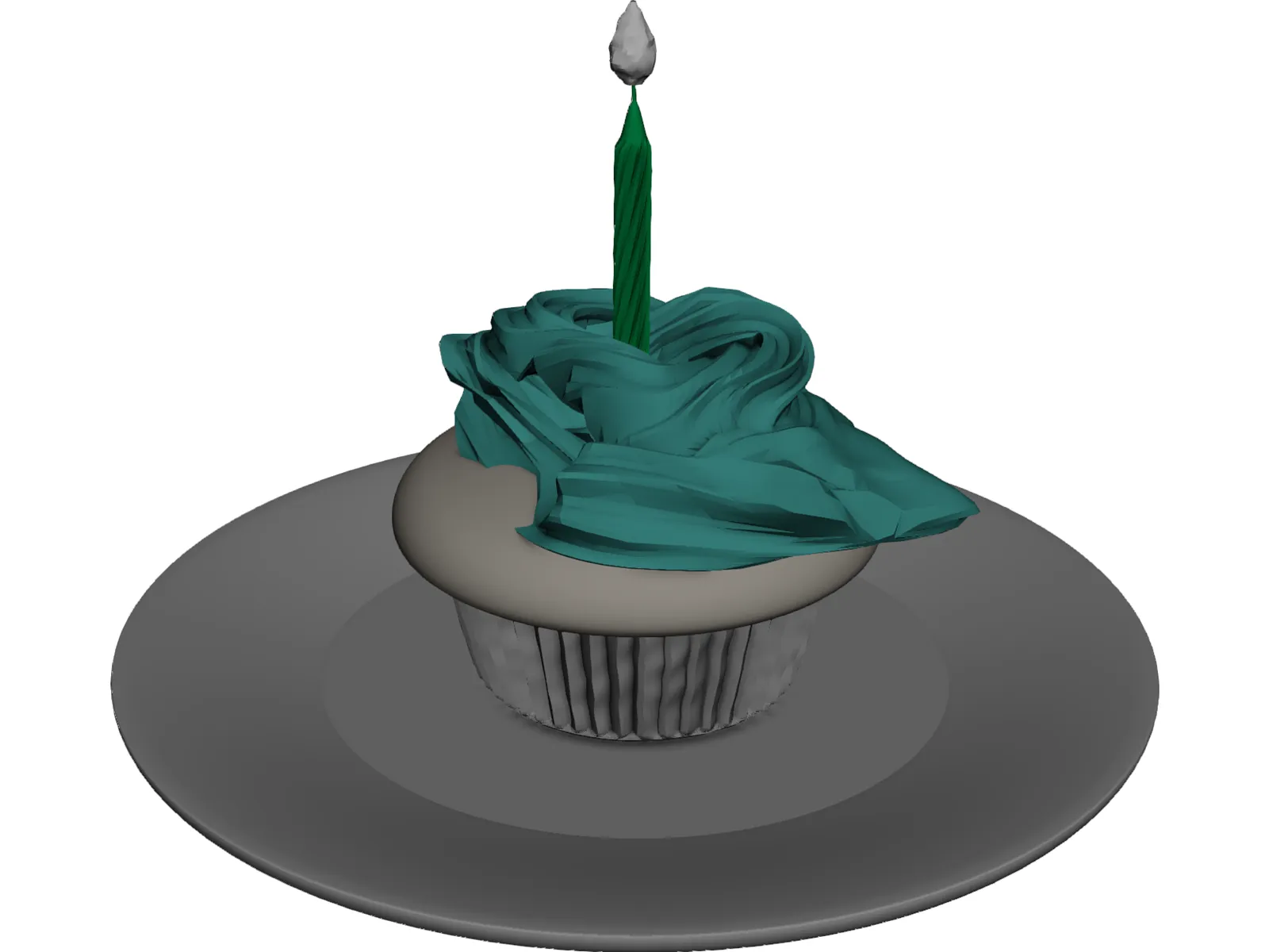 Cub Cake 3D Model main preview