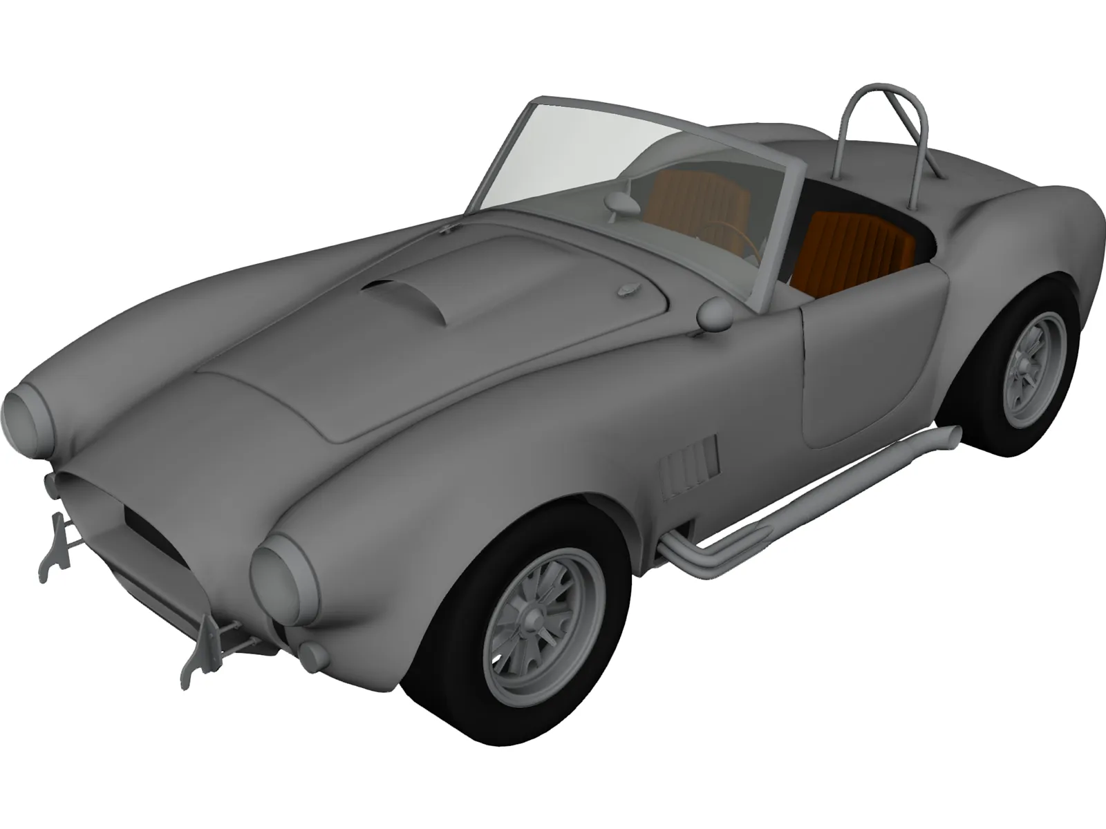 Shelby Cobra 3D Model main preview