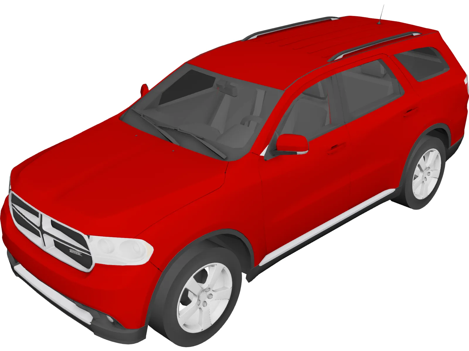 Dodge Durango (2012) 3D Model main preview