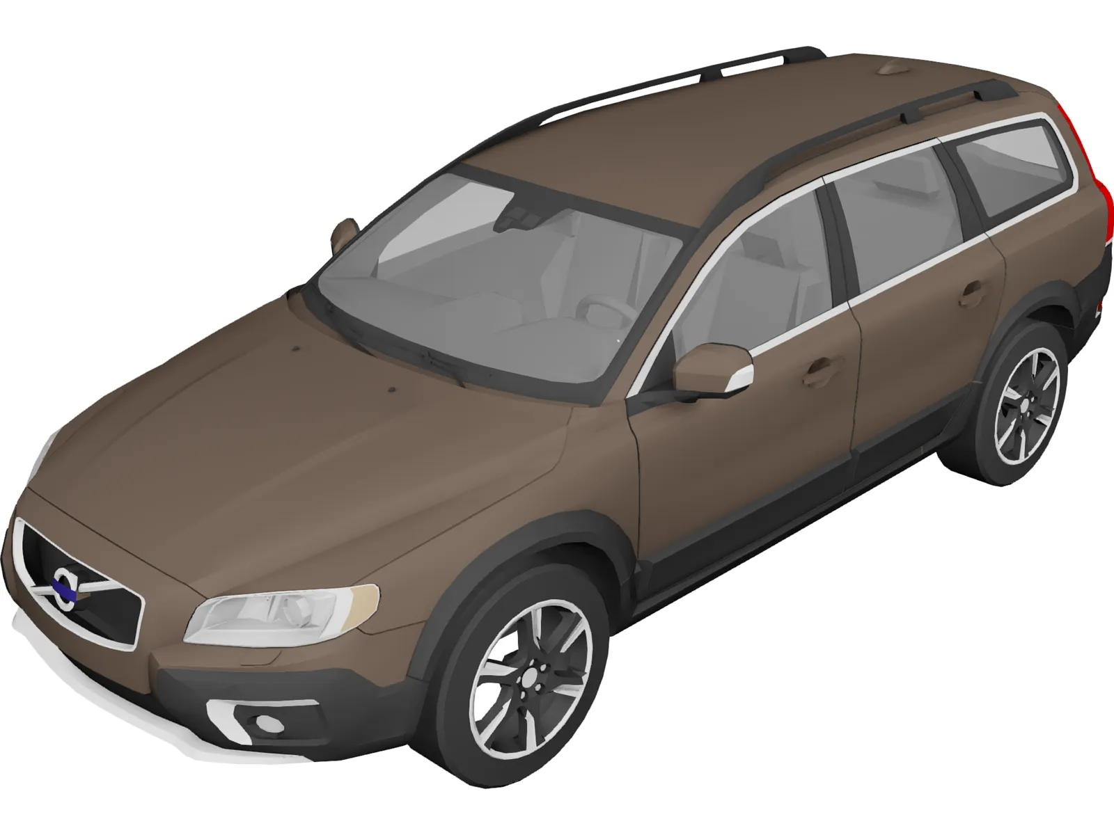 Volvo XC70 (2013) 3D Model main preview