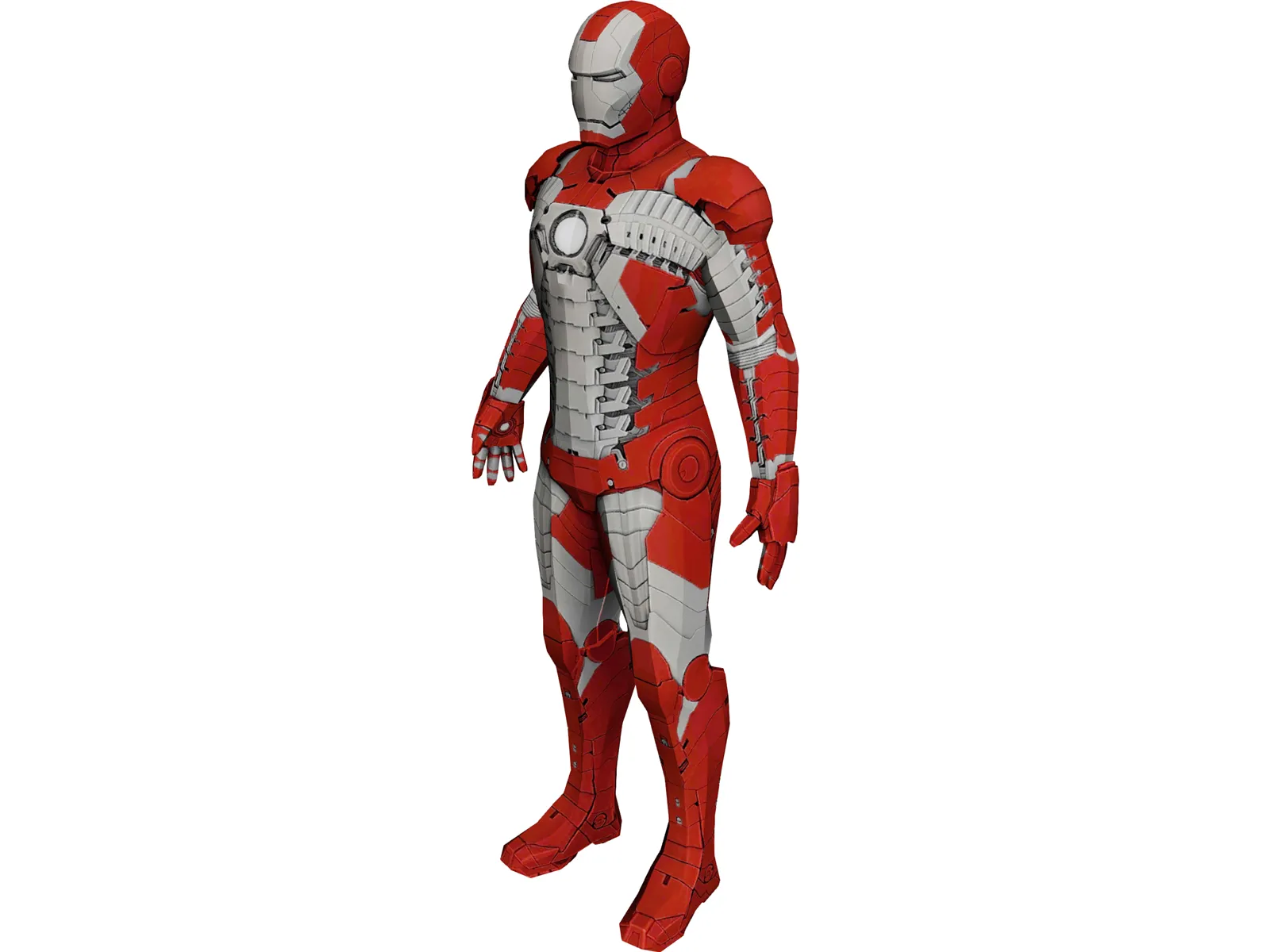 Iron Man Mark 5 3D Model main preview