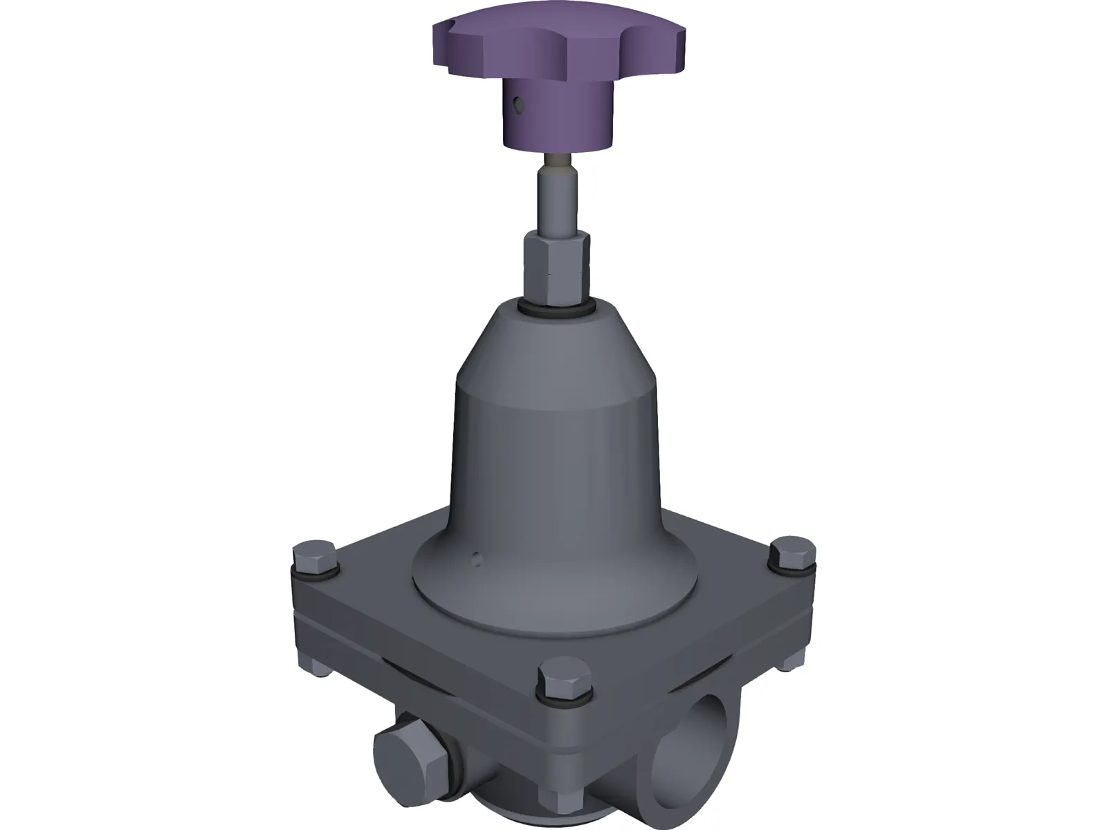 Pressure Reducing Valve 3D Model main preview