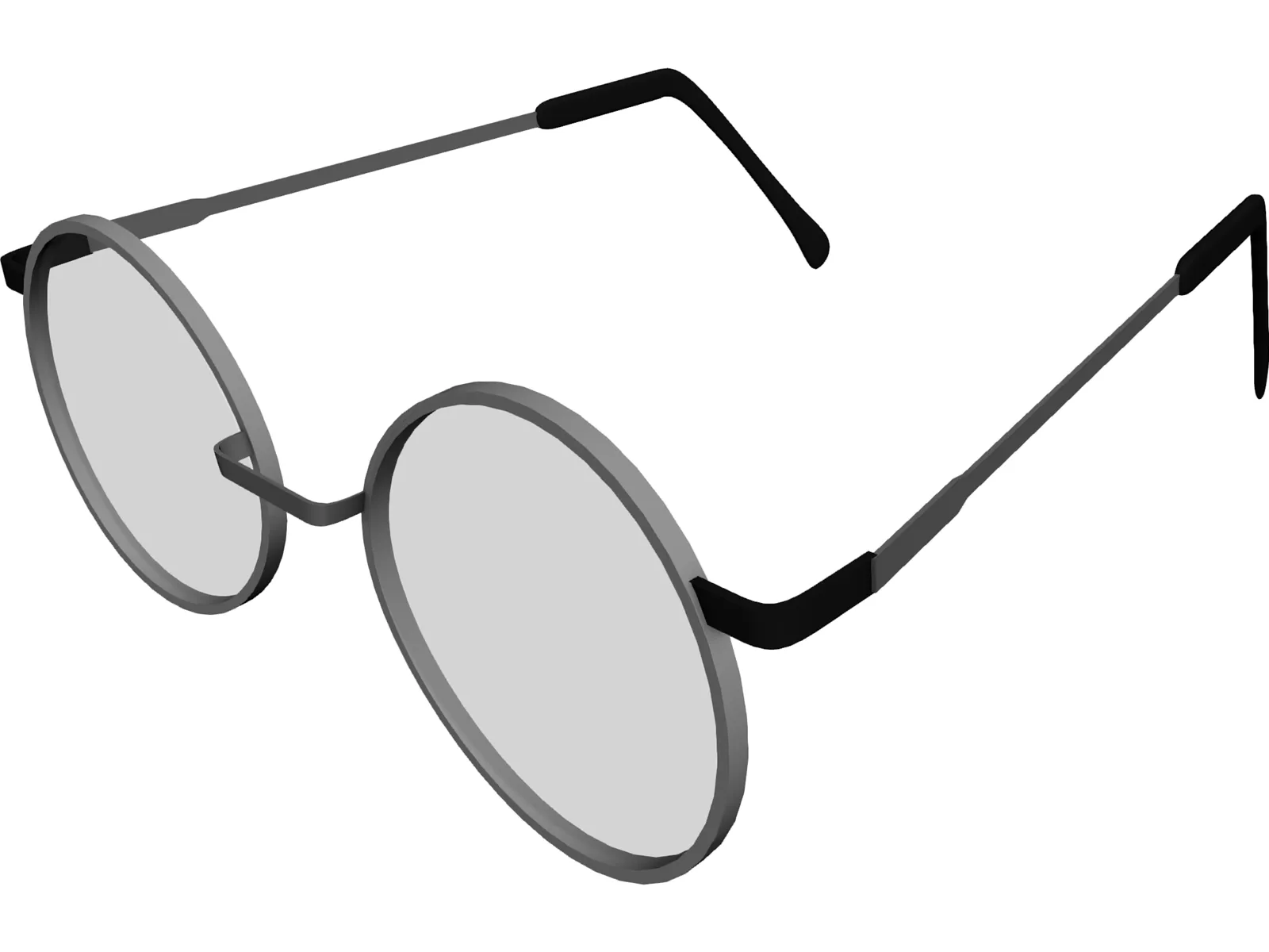 Glasses 3D Model main preview