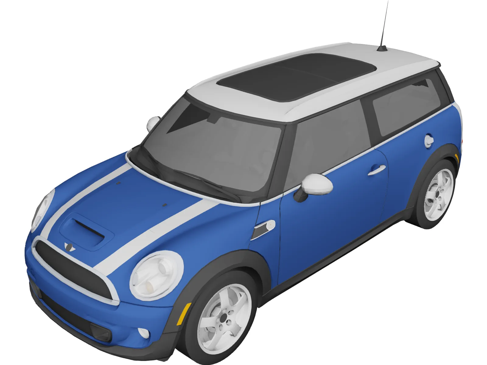 Mini Clubman (2008) 3D Model main preview