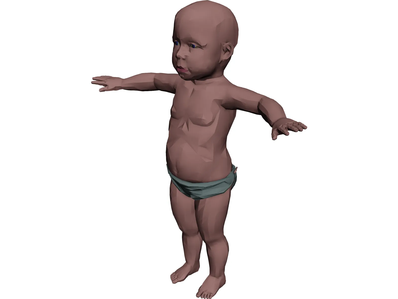 Baby 3D Model main preview