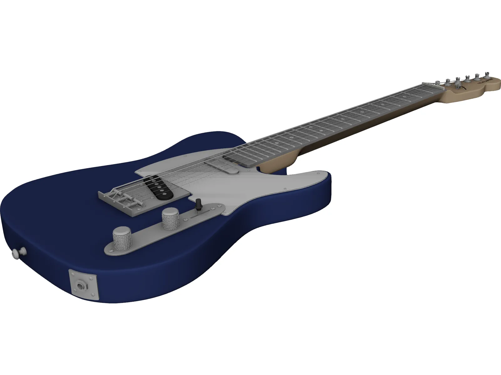 Fender Telecaster 3D Model main preview