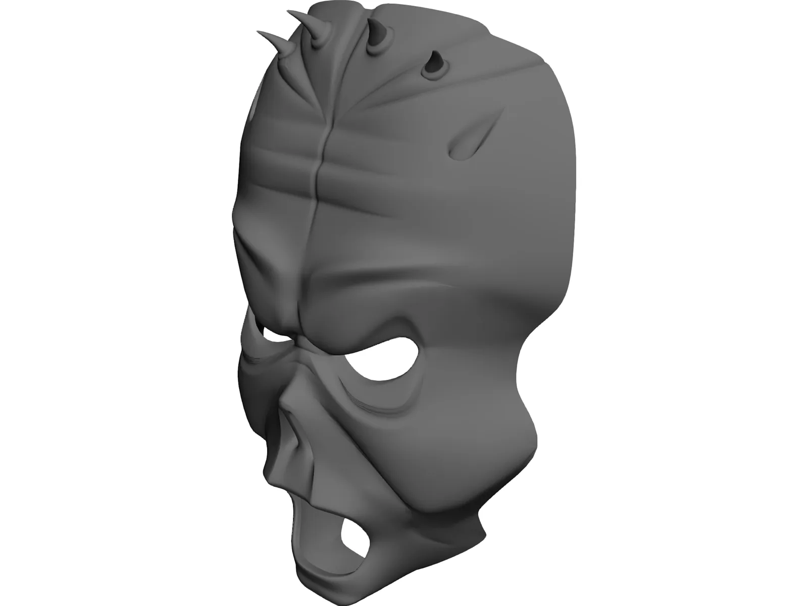 Alien Mask 3D Model main preview