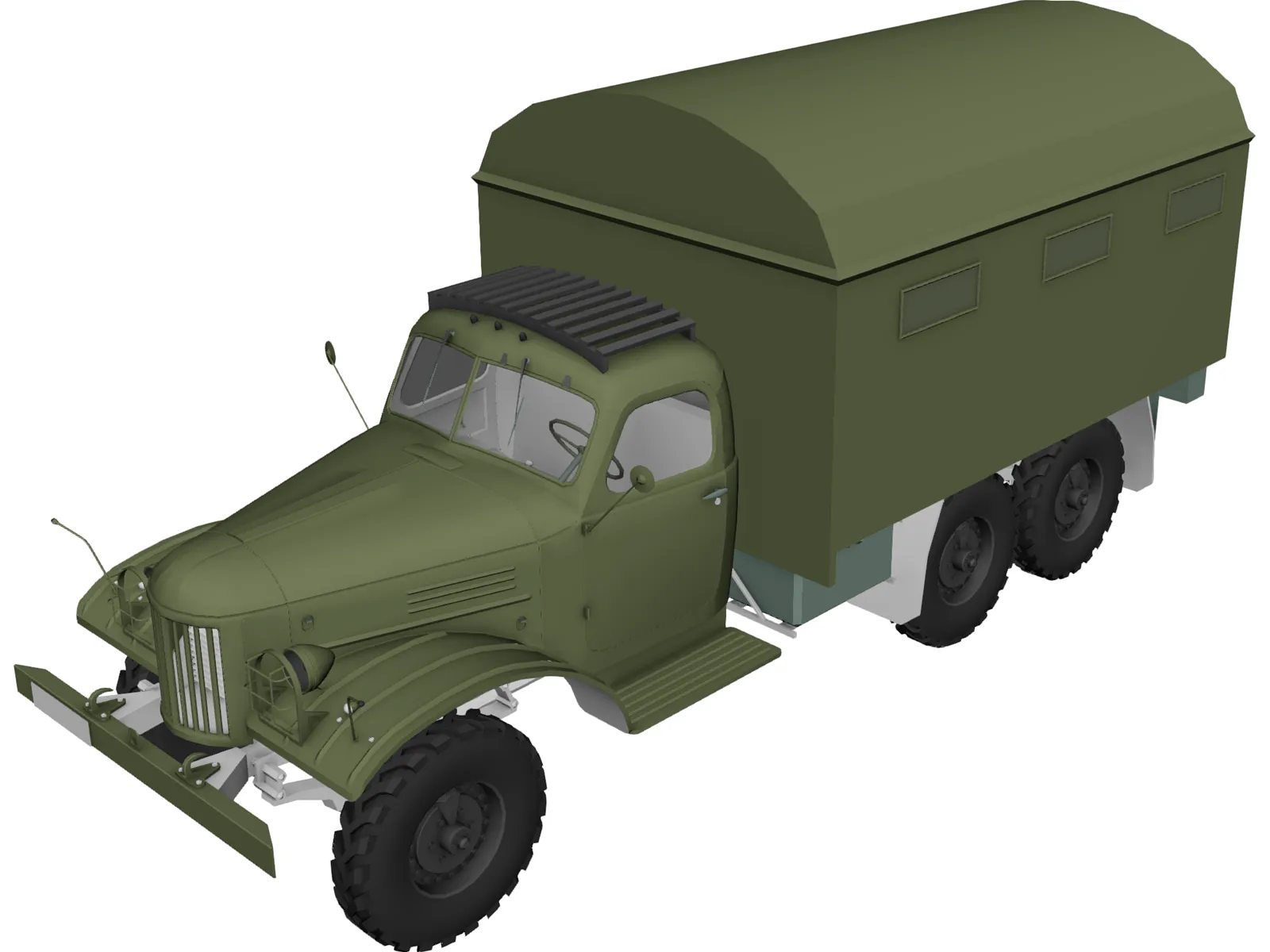 ZIL 157 3D Model main preview