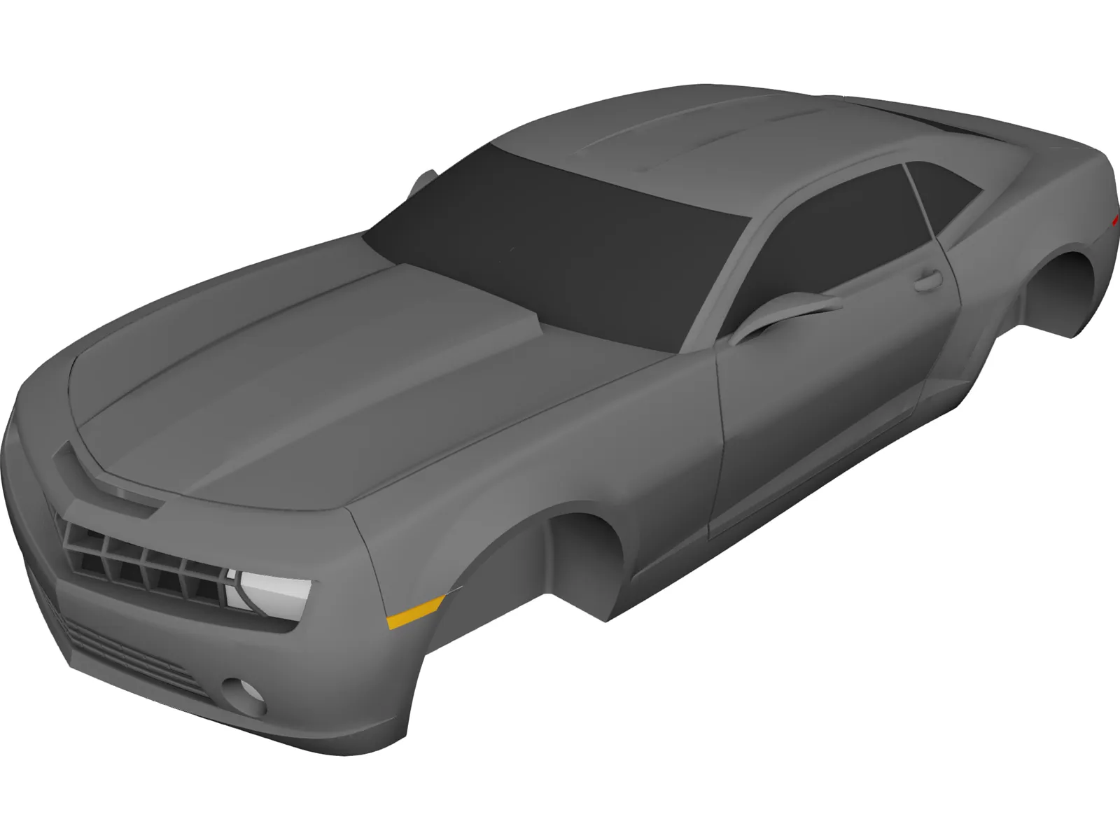 Chevrolet Camaro Body (2010) 3D Model main preview
