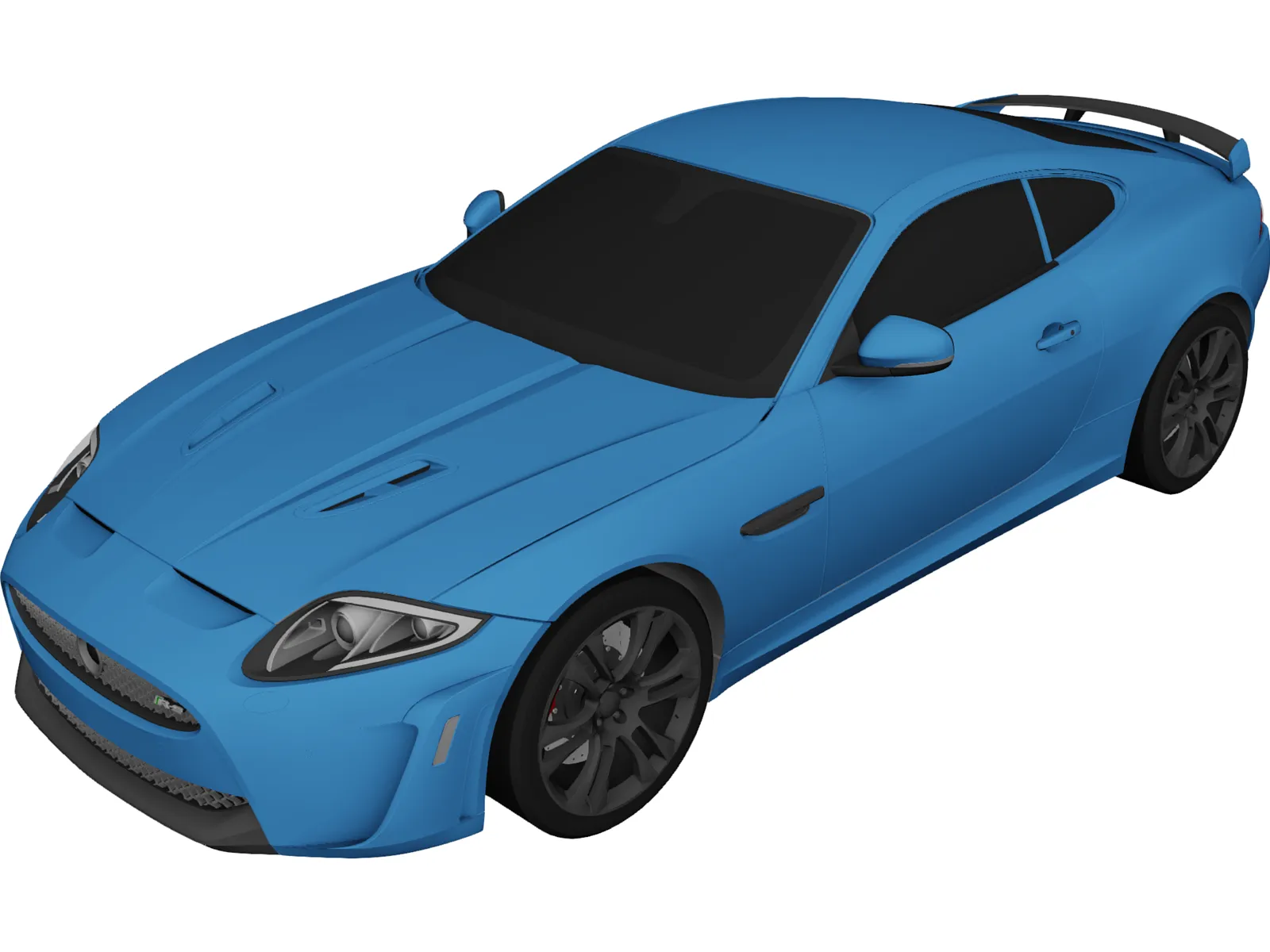 Jaguar XKR-S (2012) 3D Model main preview