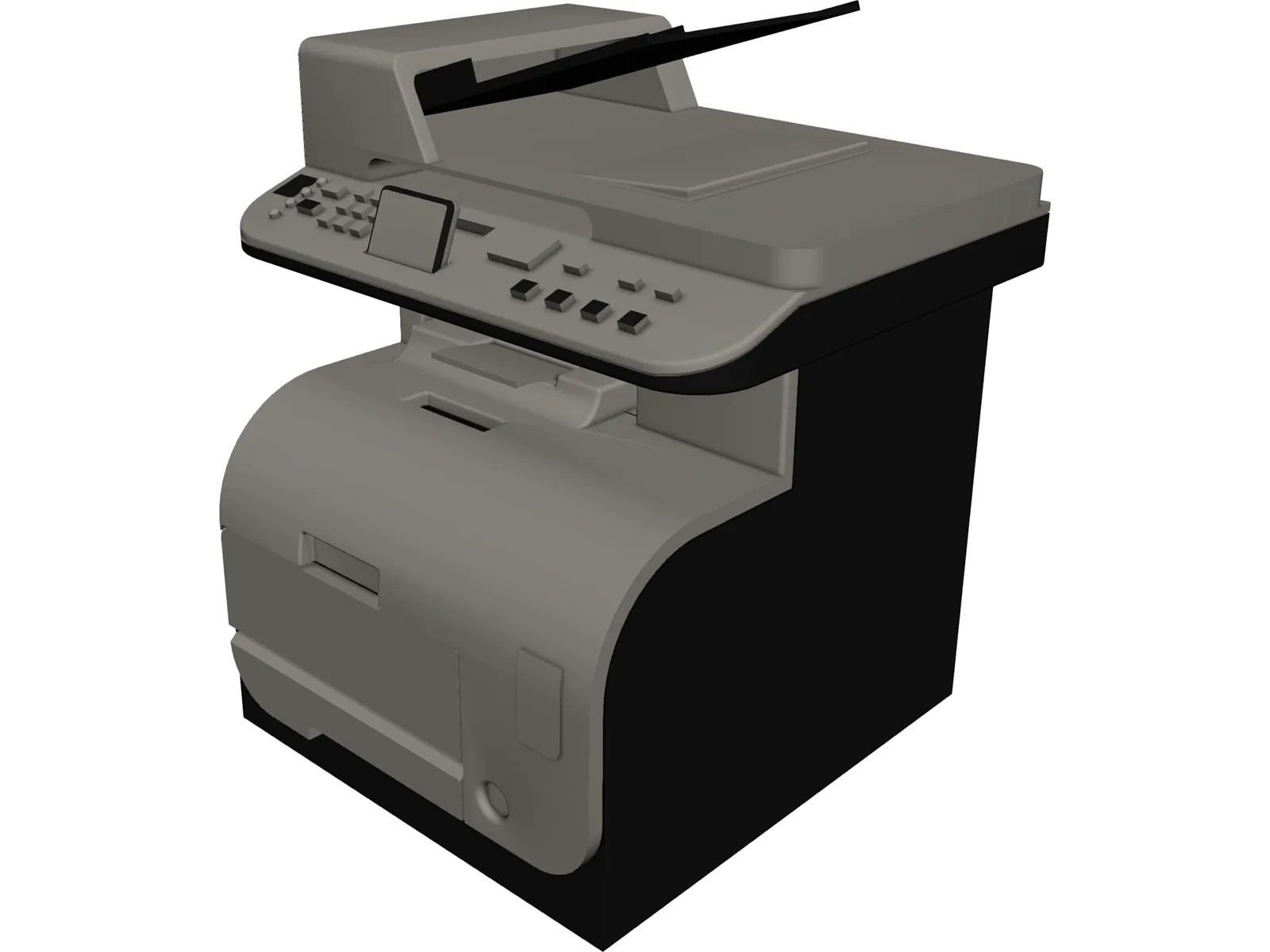 Printer HP 3D Model main preview