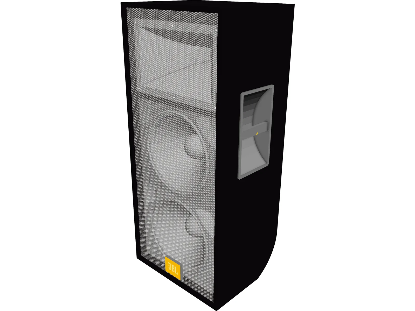 JBL Twin Speaker 3D Model main preview