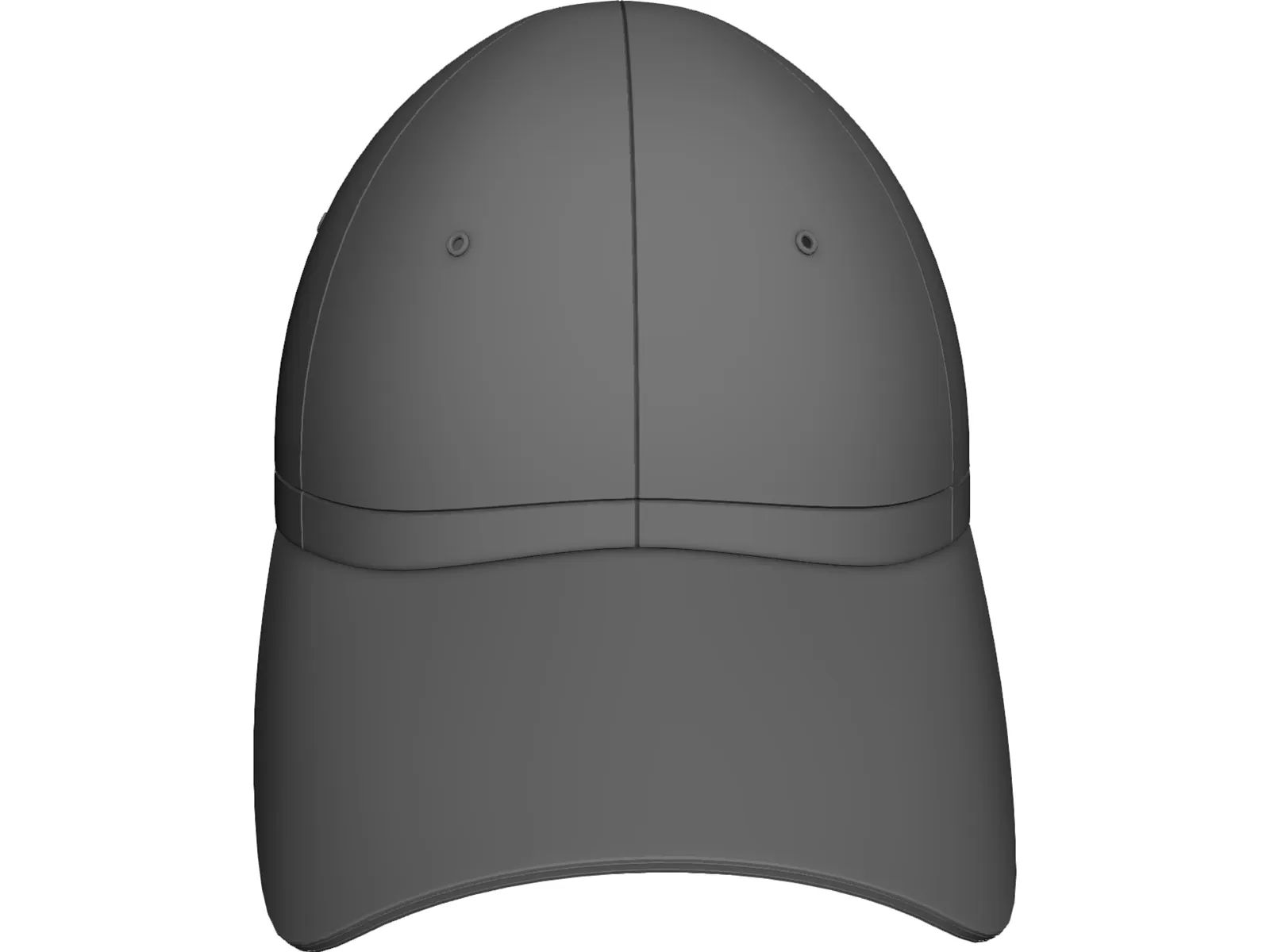 Cap 3D Model main preview