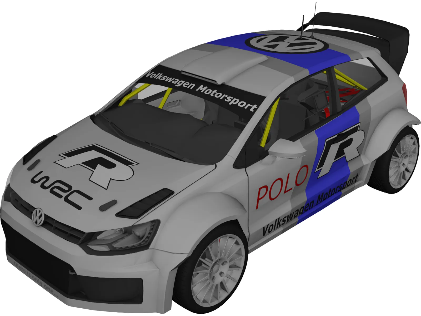 Volkswagen Polo WRC 3D Model main preview