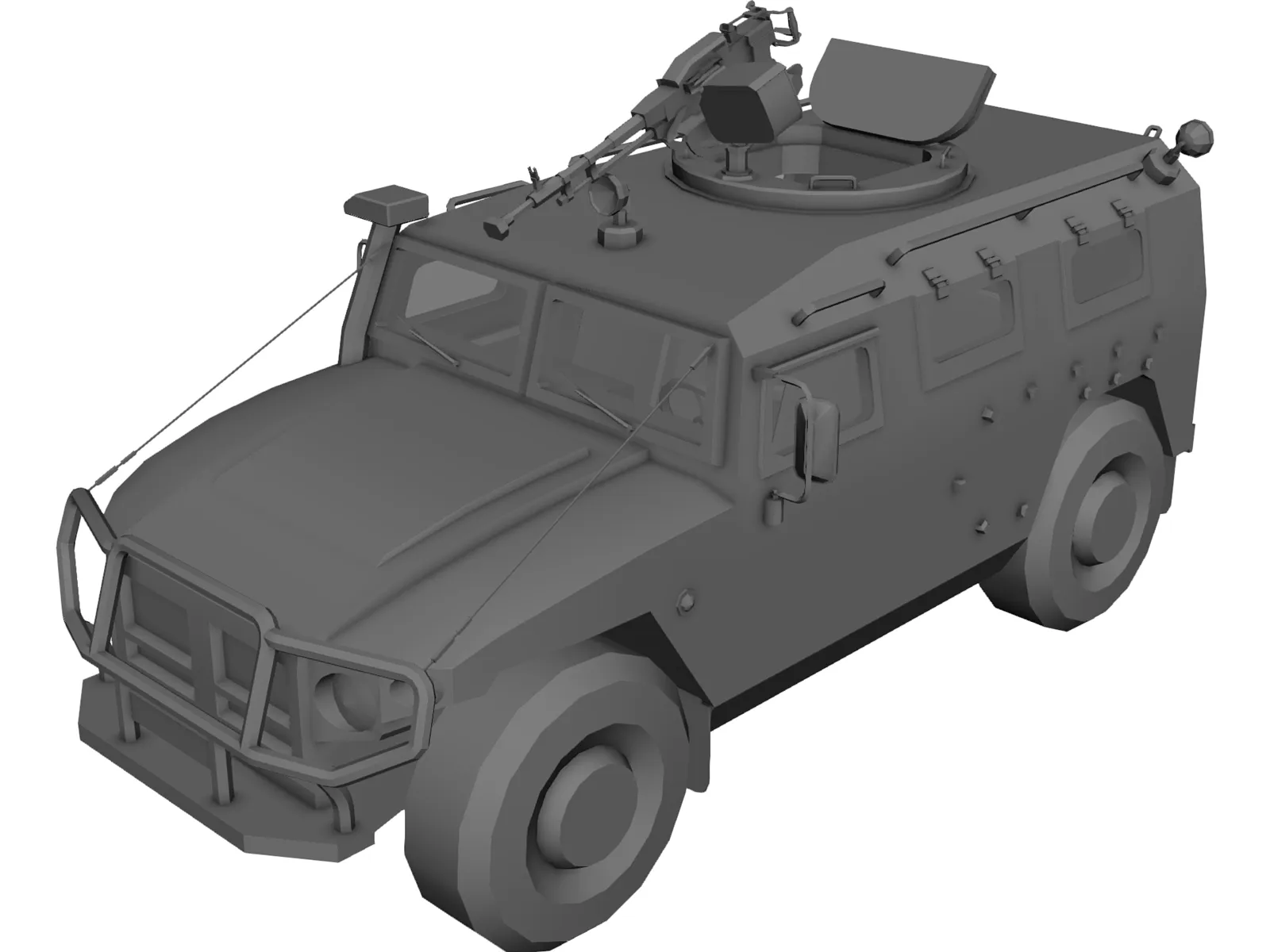 GAZ 2975 Tiger 3D Model main preview