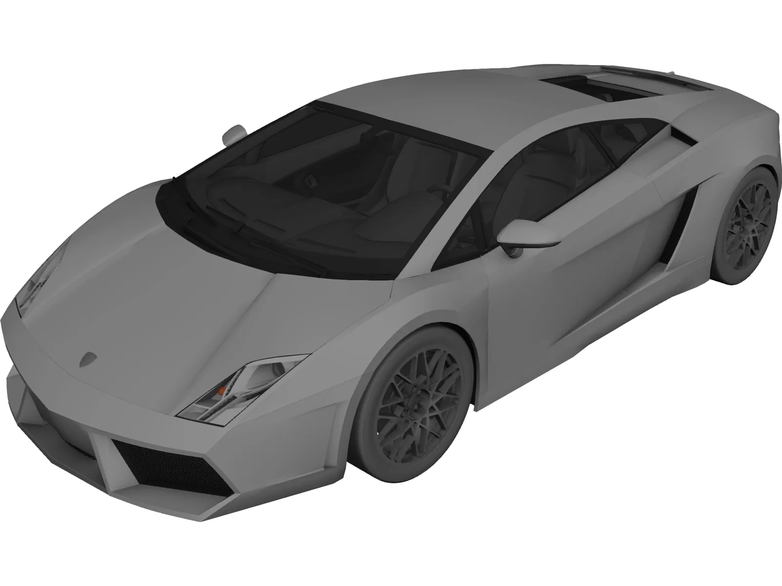 Lamborghini Gallardo LP560-4 3D Model main preview