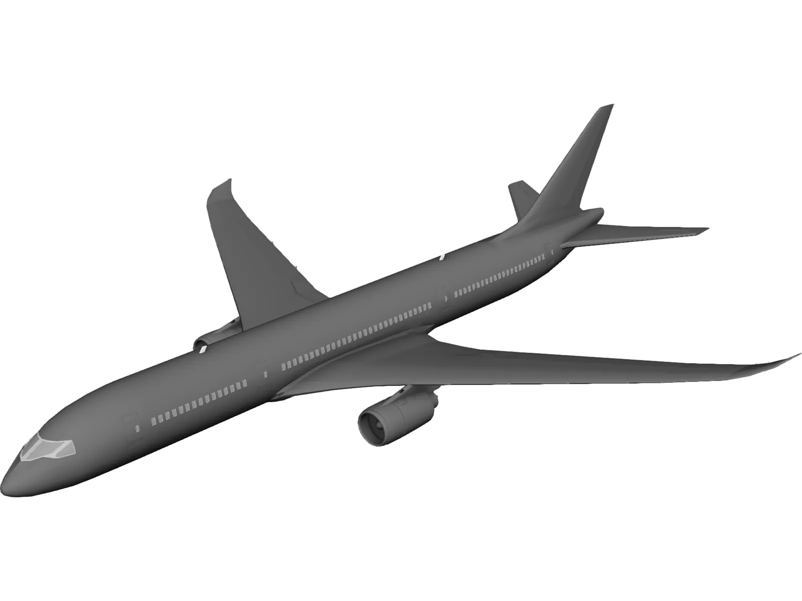 Boeing 767 3D Model main preview