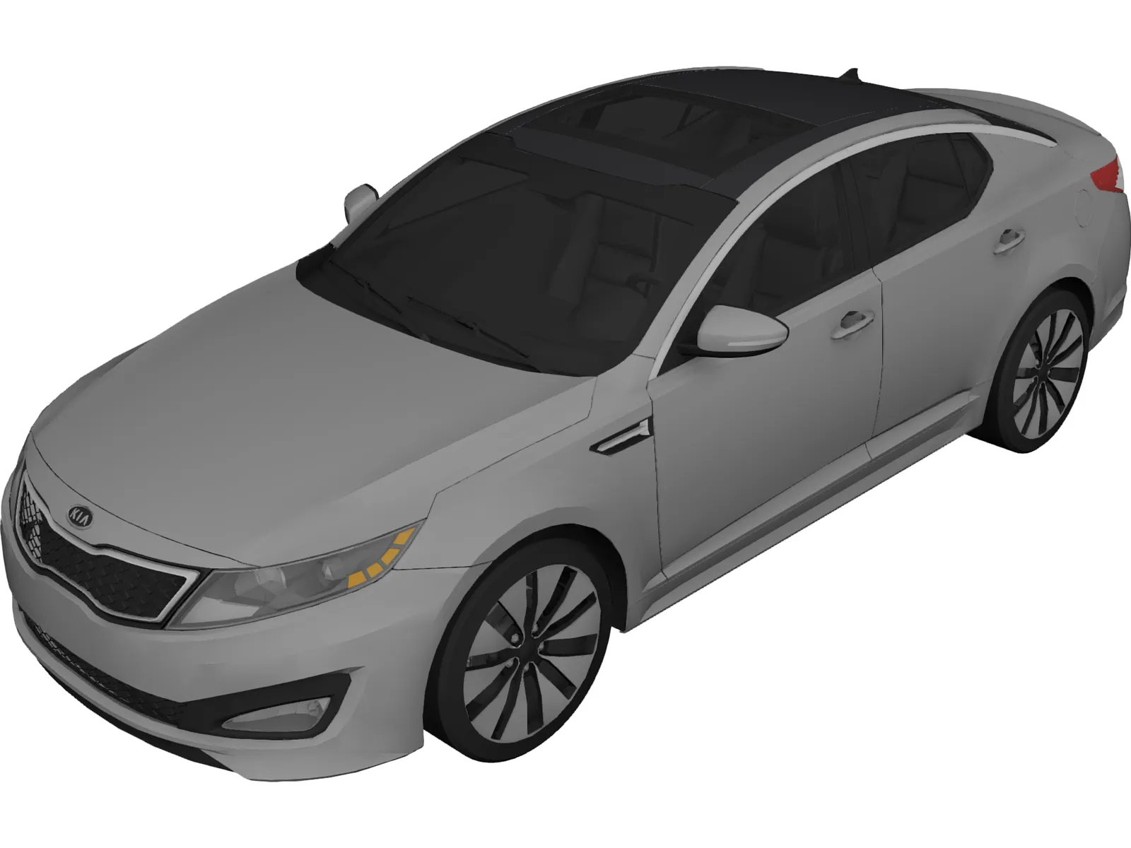Kia Optima SX GDI 3D Model main preview