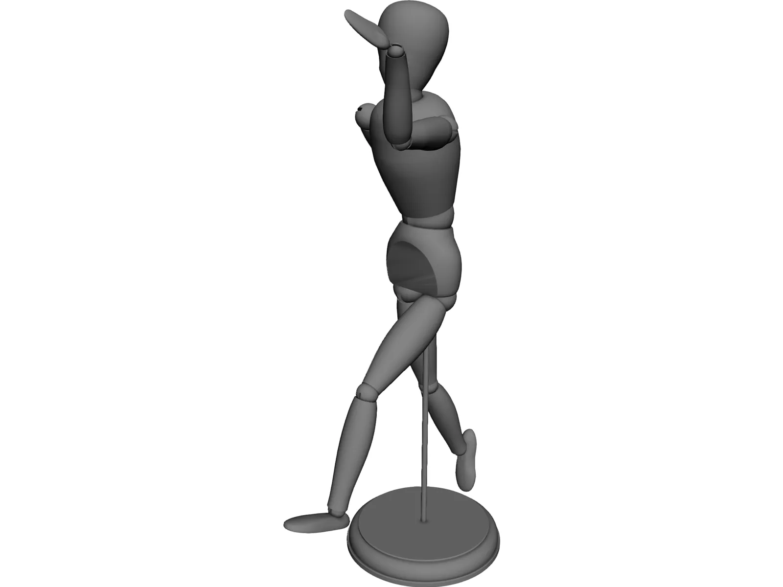 Mannequin 3D Model main preview