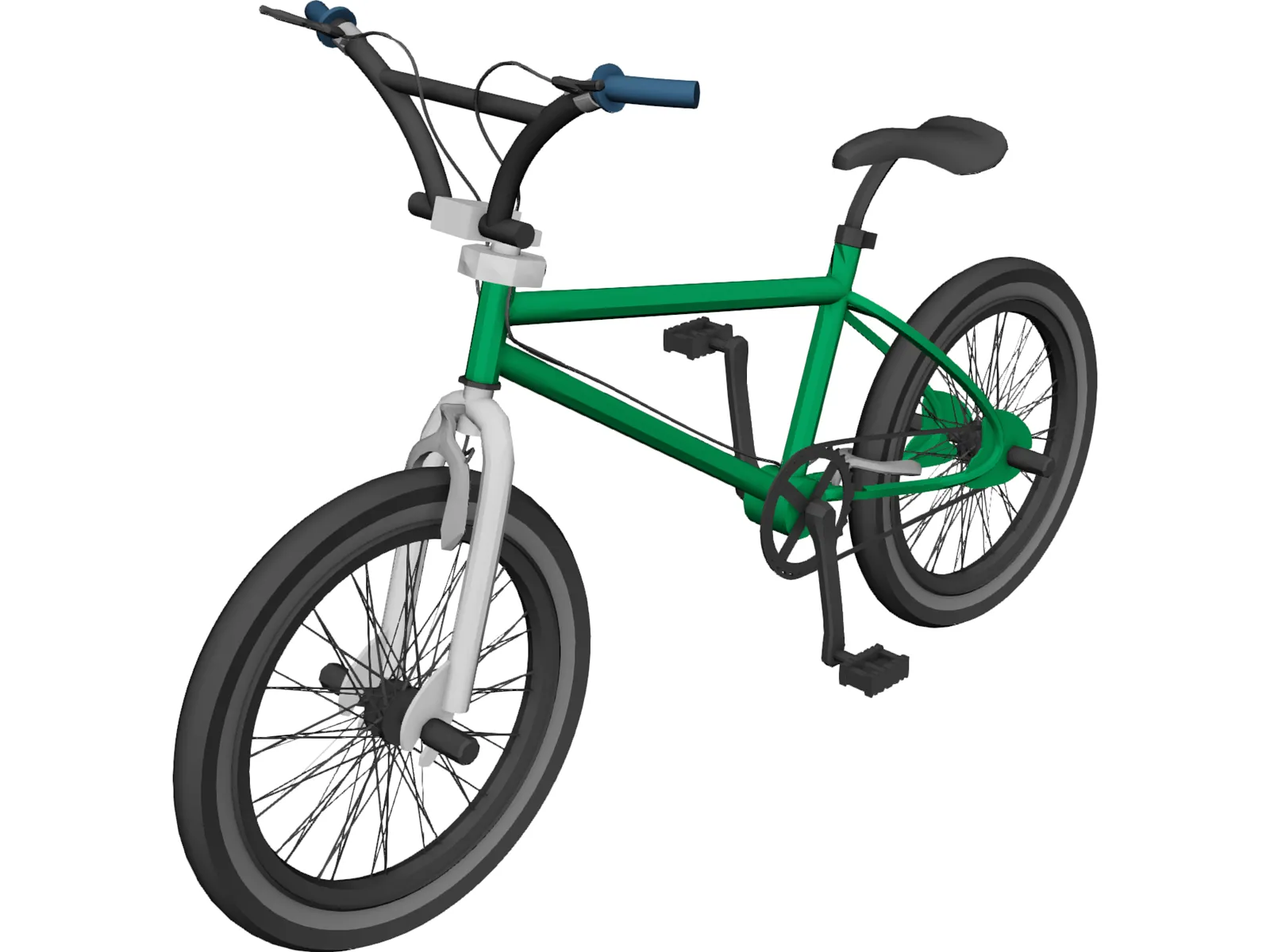 BMX Bike 3D Model main preview