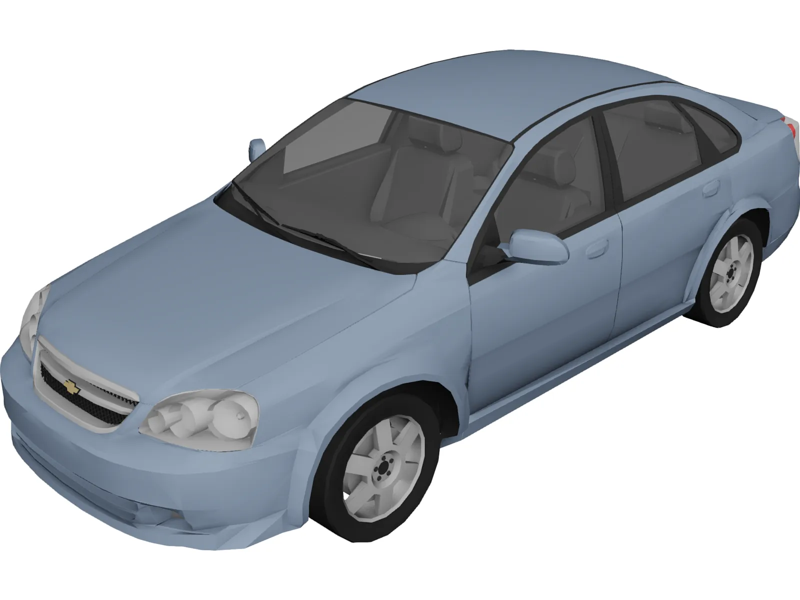Chevrolet Lacetti 1.6 SX (2006) 3D Model main preview