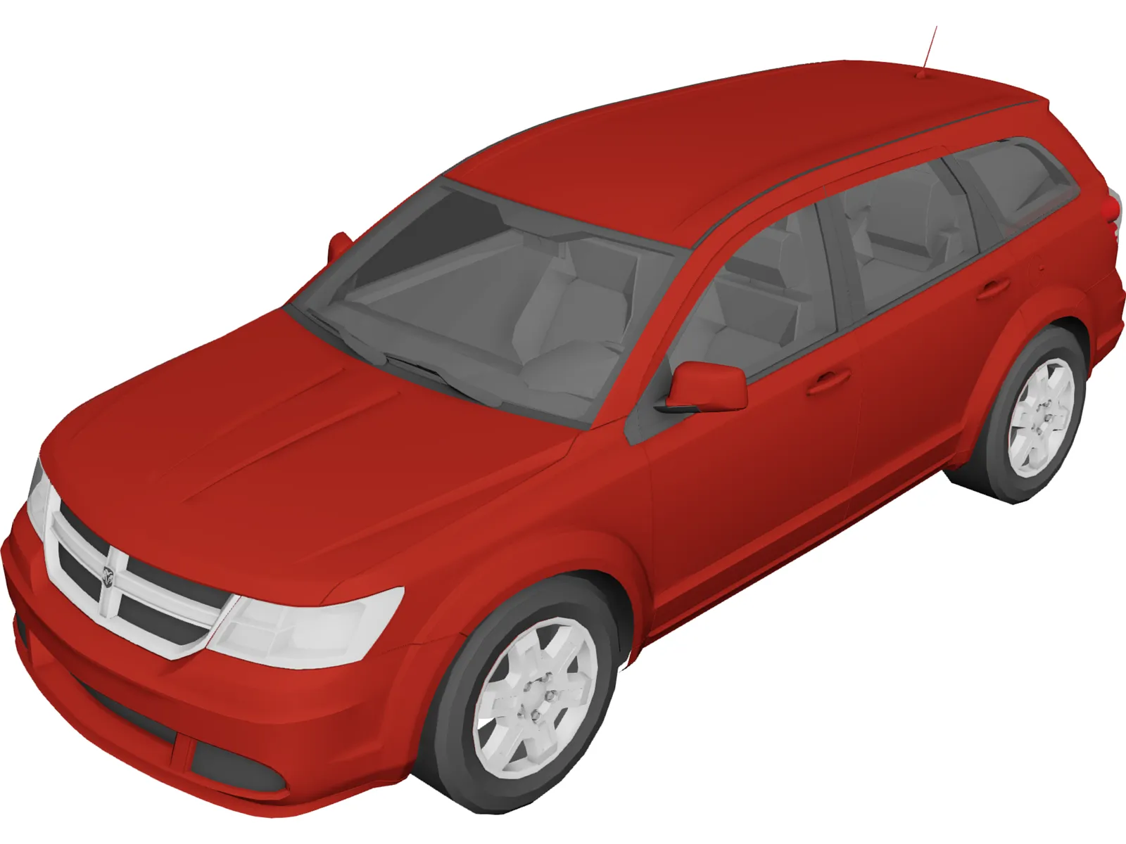 Dodge Journey (2008) 3D Model main preview