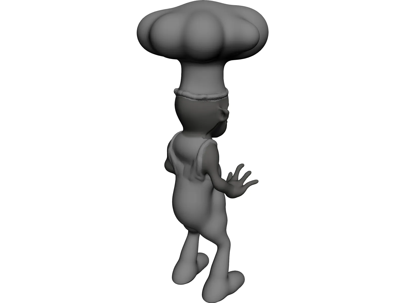 Angry Chef 3D Model main preview