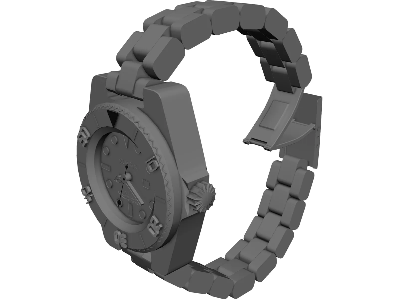 Rolex Watch 3D Model main preview
