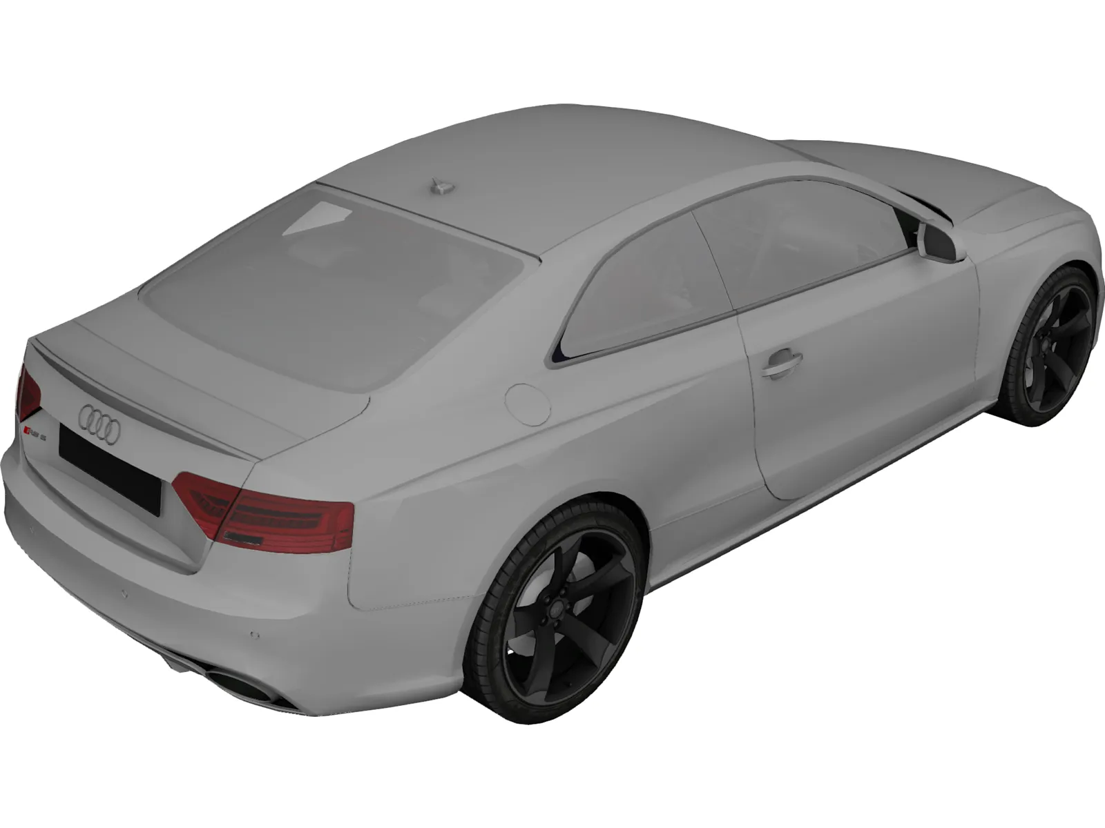 Audi RS5 Coupe (2012) 3D Model main preview