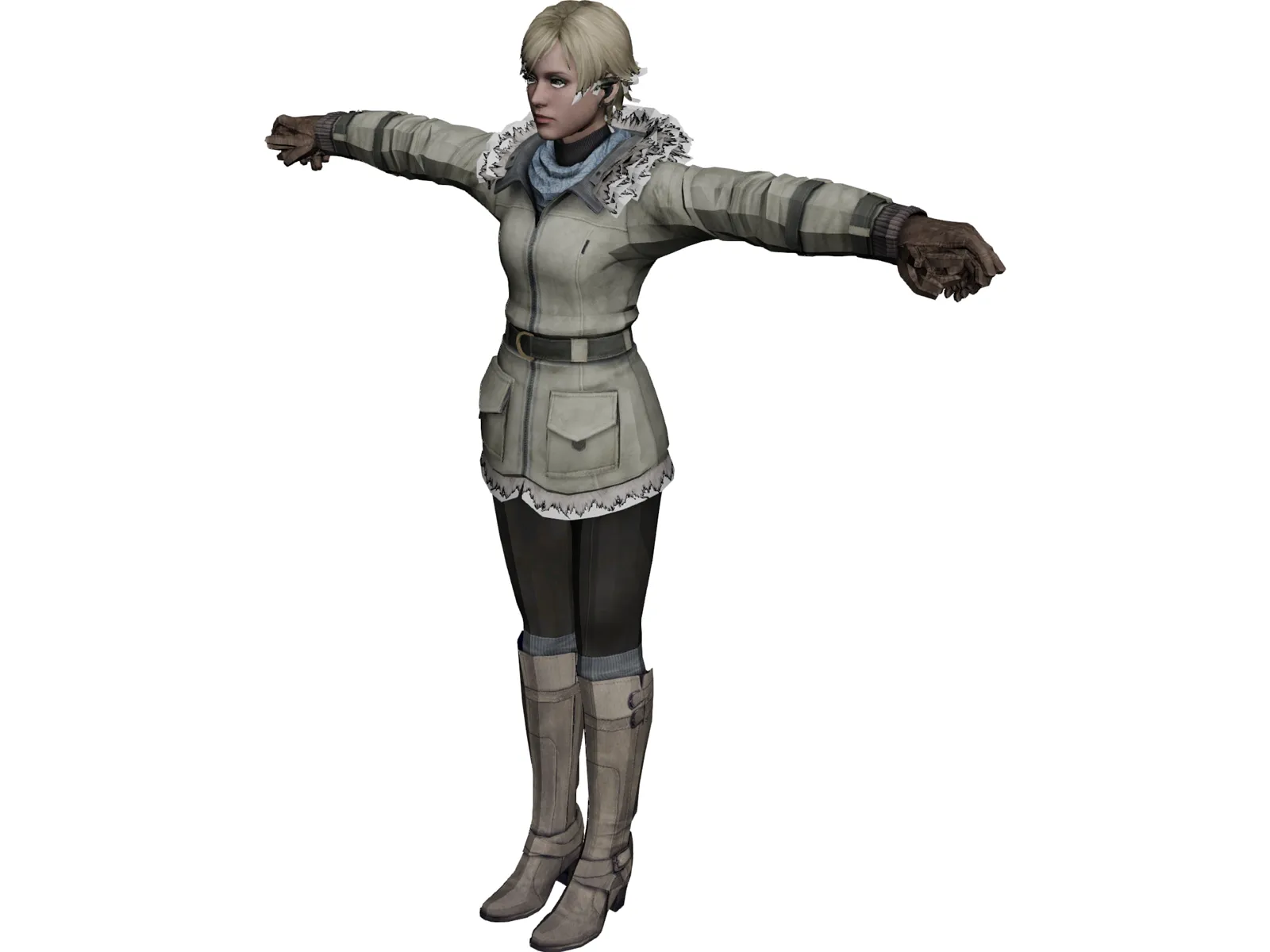 Sherry Birkin 3D Model main preview