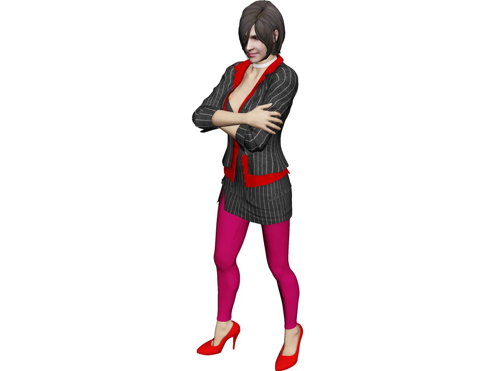 Ada Wong Damnation 3D Model main preview
