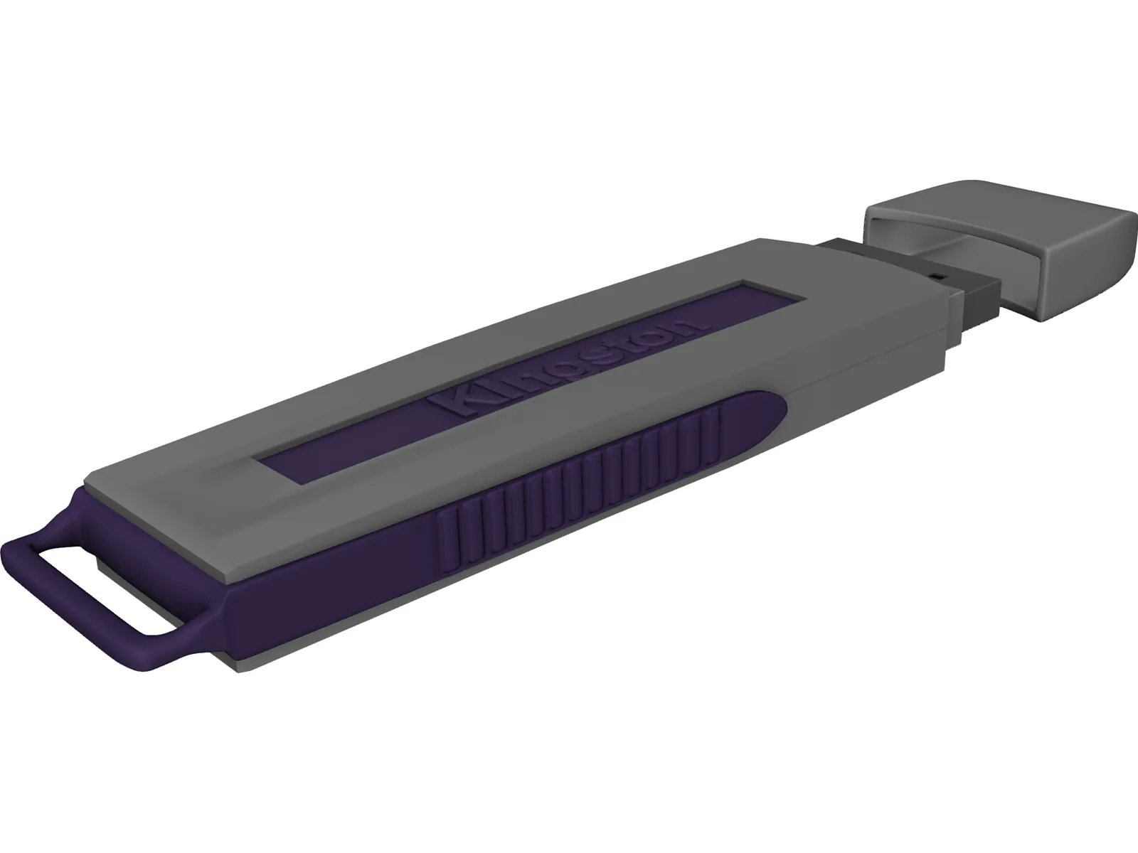Kingston USB Flash Disk 3D Model main preview