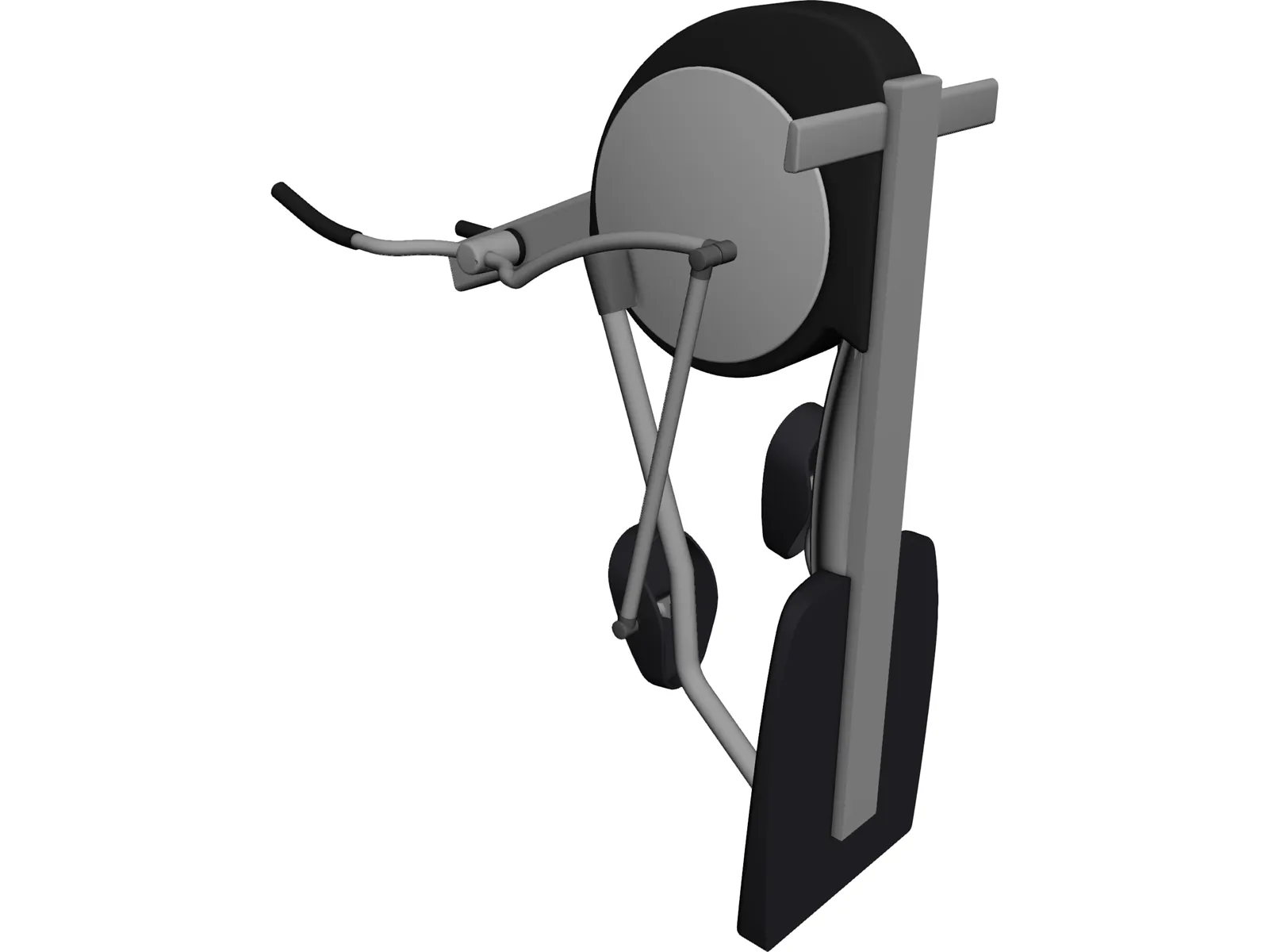 Crosstrainer Elliptical Machine 3D Model main preview