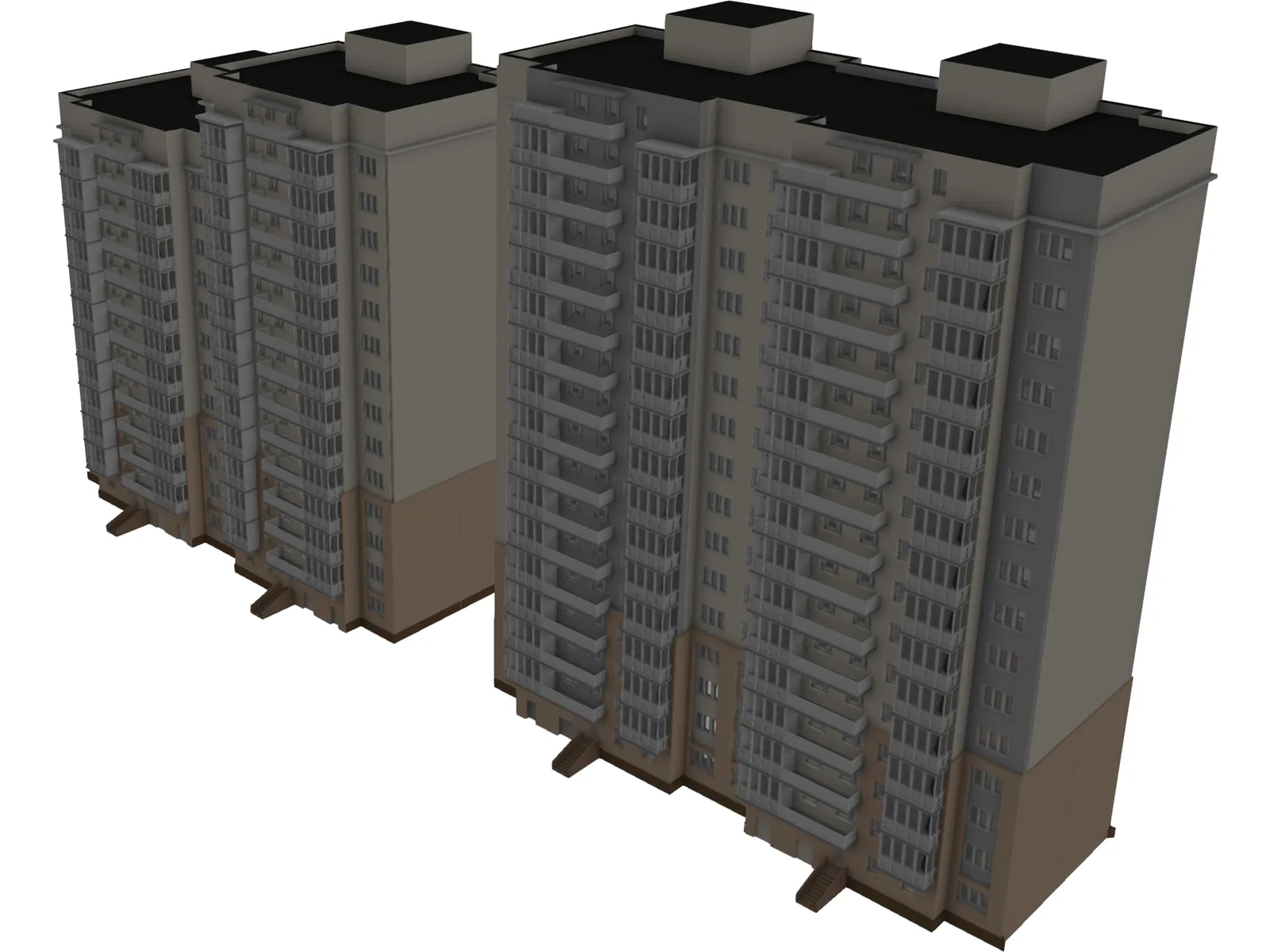 House 3D Model main preview